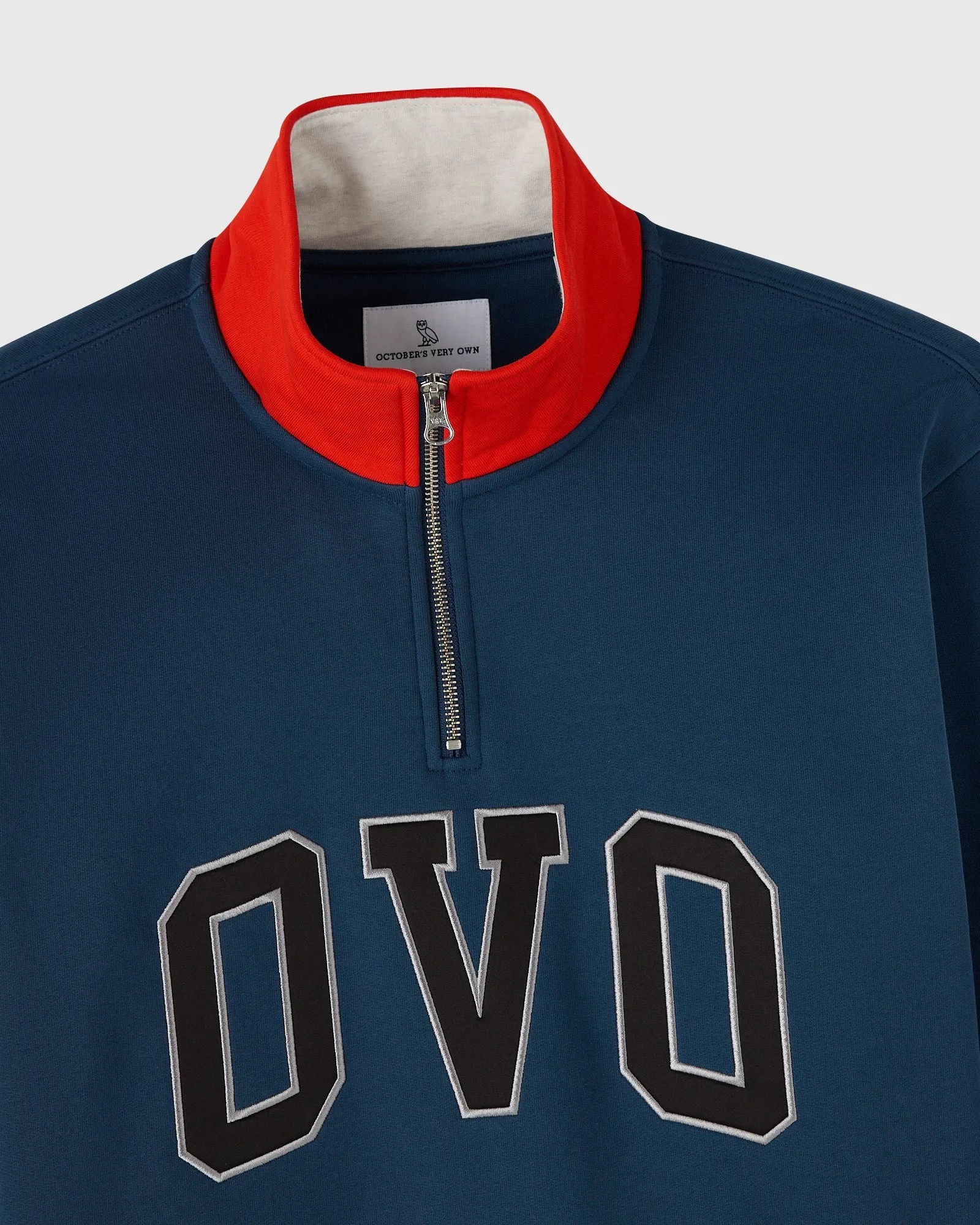 Arch OVO Quarter-Zip Mock Neck - Starling sold by OVO product image thumbnail 3