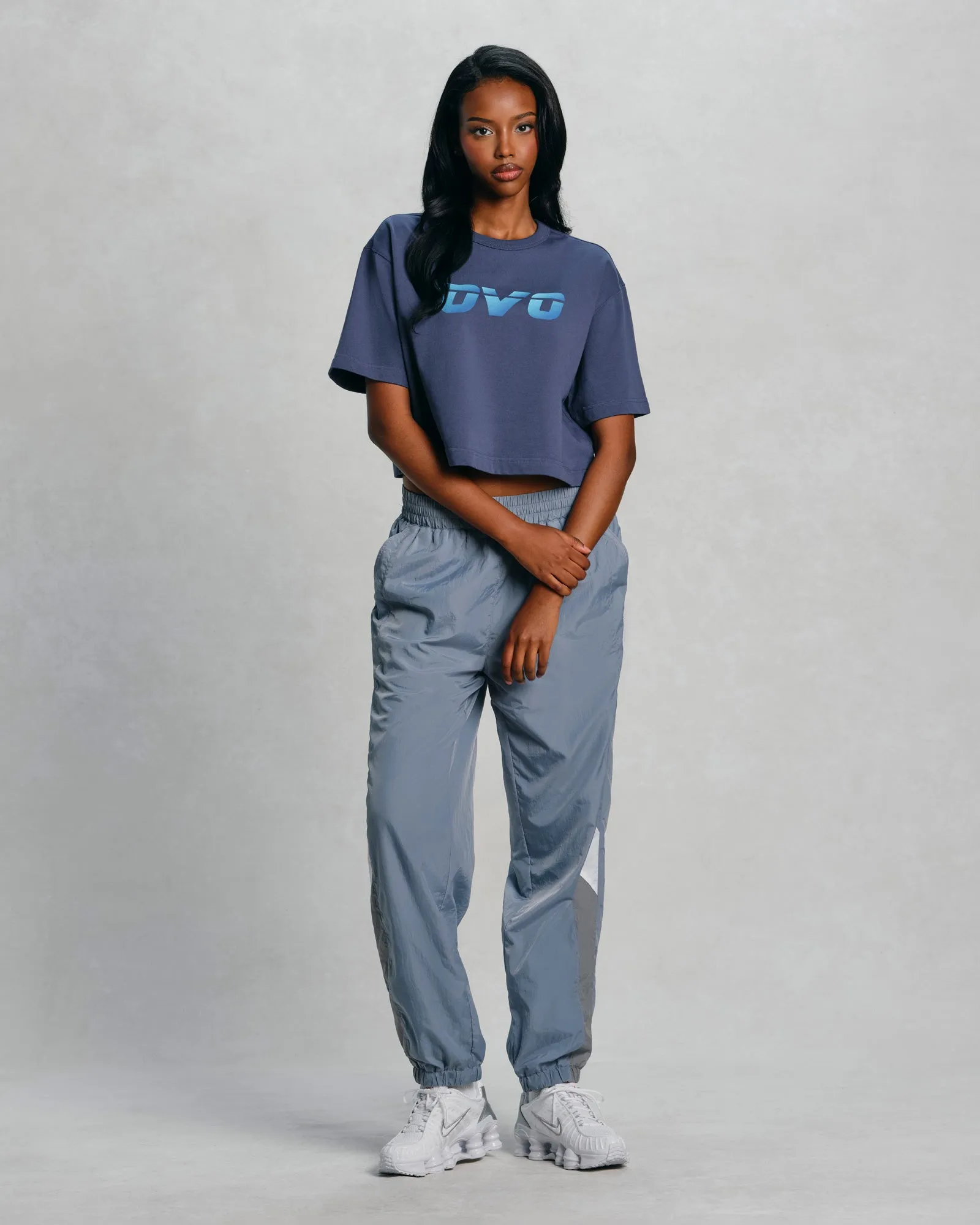 Cropped Runner Tee - Starling sold by OVO product image thumbnail 3
