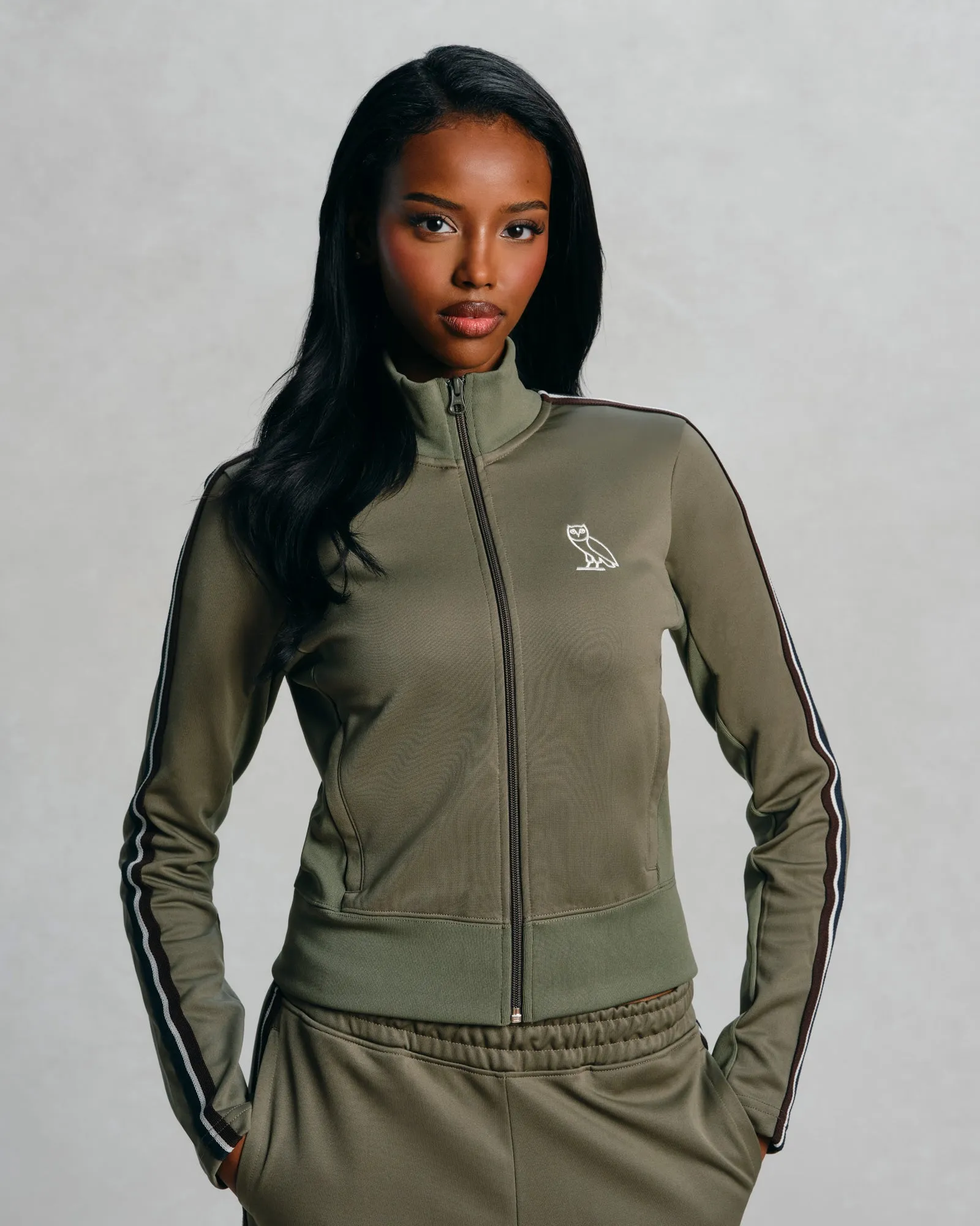 Chainstitch Track Jacket - Olive Green sold by OVO product image thumbnail 2