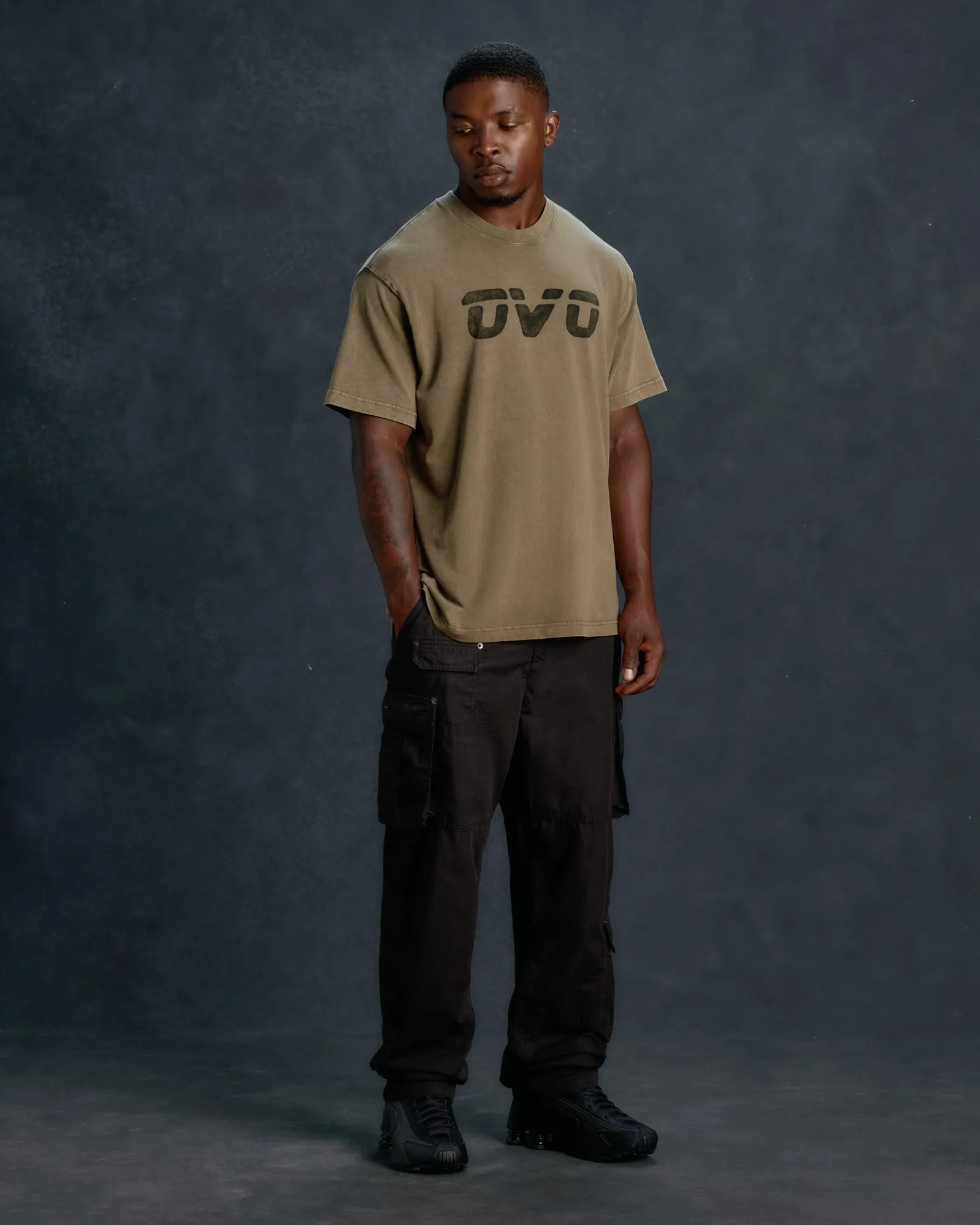 Alpha Industries Garment Dyed Tee - Olive Green sold by OVO product image thumbnail 3