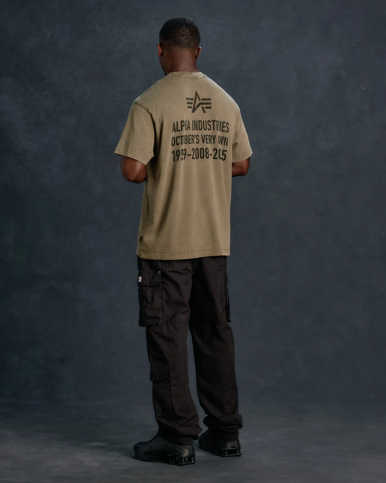 Alpha Industries Garment Dyed Tee - Olive Green sold by OVO product image thumbnail 4