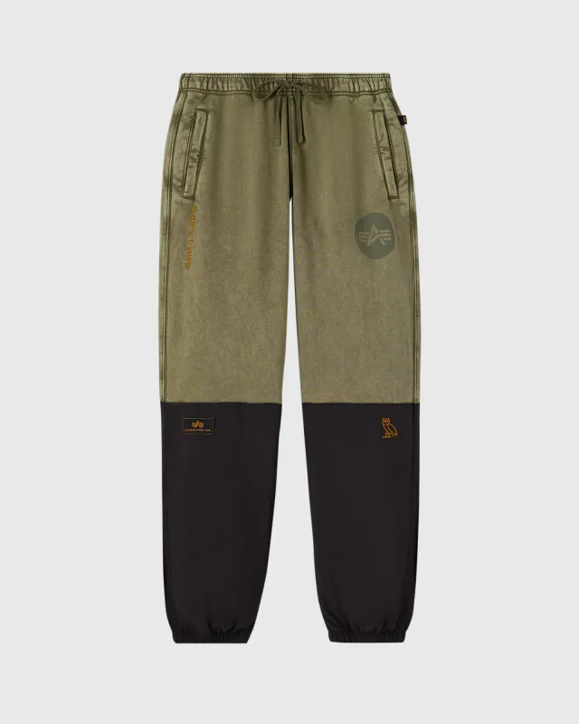 Alpha Industries Garment Dyed Pant - Olive Green sold by OVO