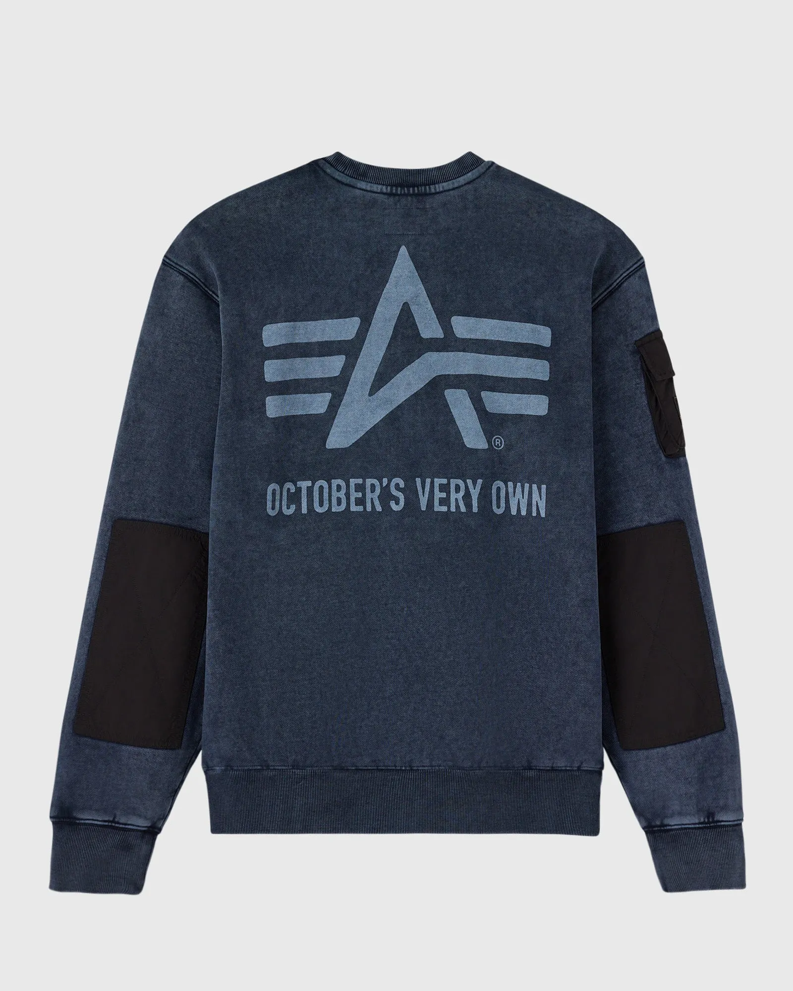 Alpha Industries Garment Dyed Crewneck - Replica Blue sold by OVO product image thumbnail 5