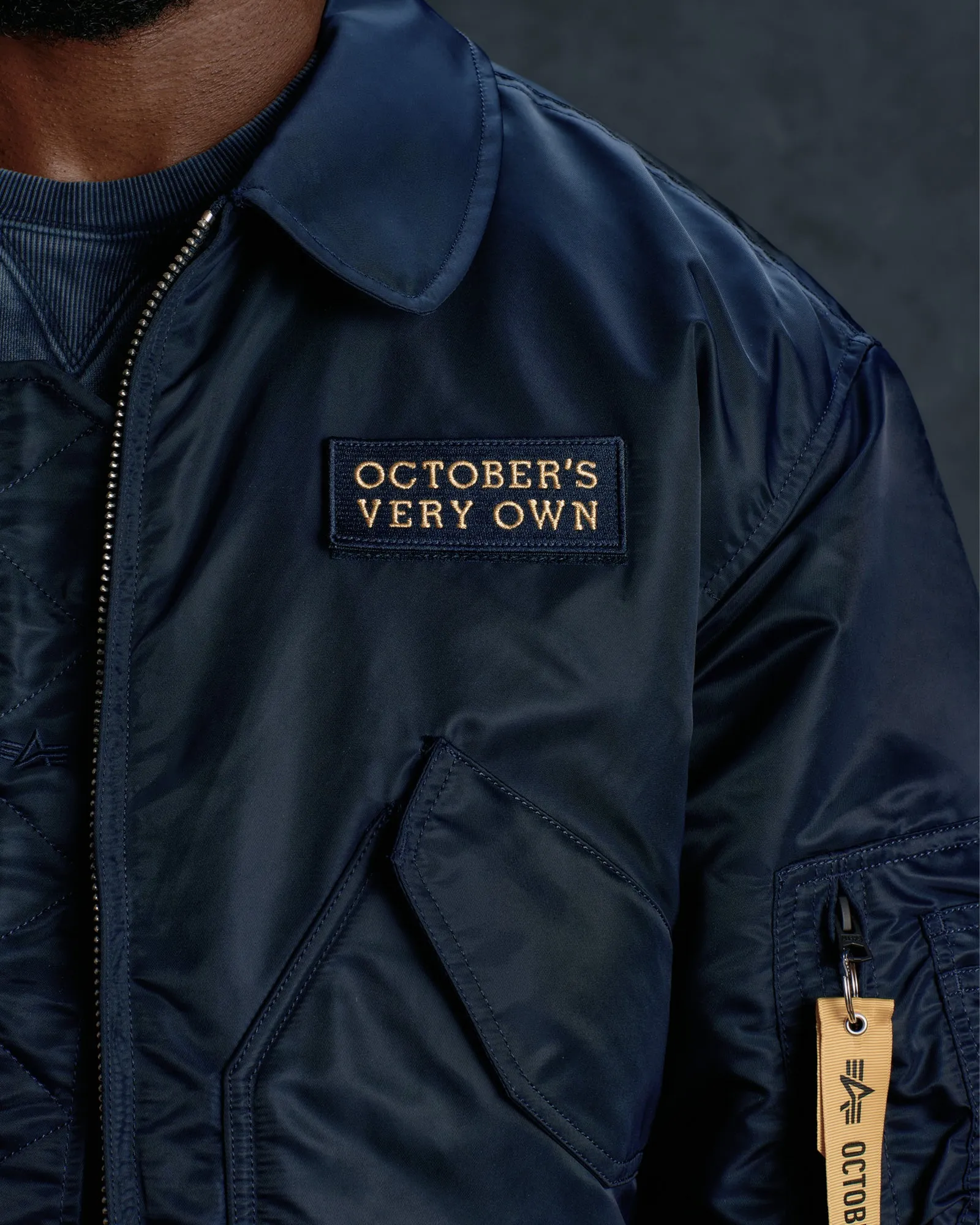 Alpha Industries CW 45/P Bomber Jacket - Replica Blue sold by OVO product image thumbnail 4