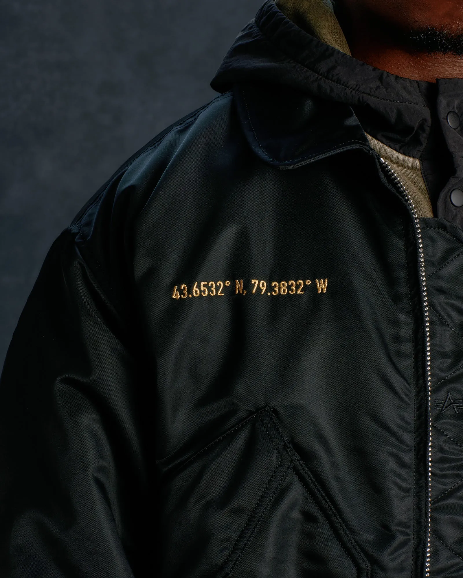 Alpha Industries CW 45/P Bomber Jacket - Black sold by OVO product image thumbnail 4