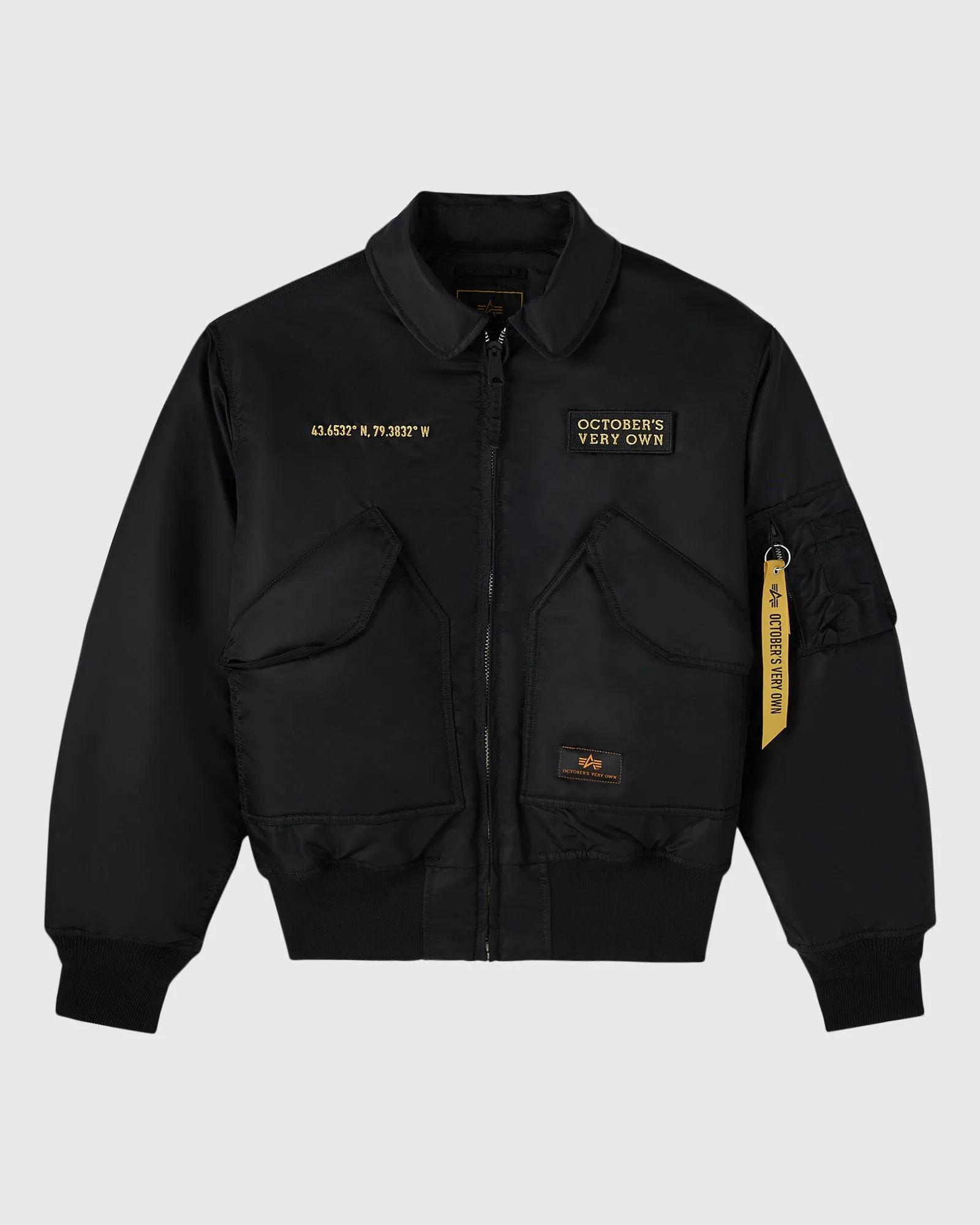 Alpha Industries CW 45/P Bomber Jacket - Black sold by OVO