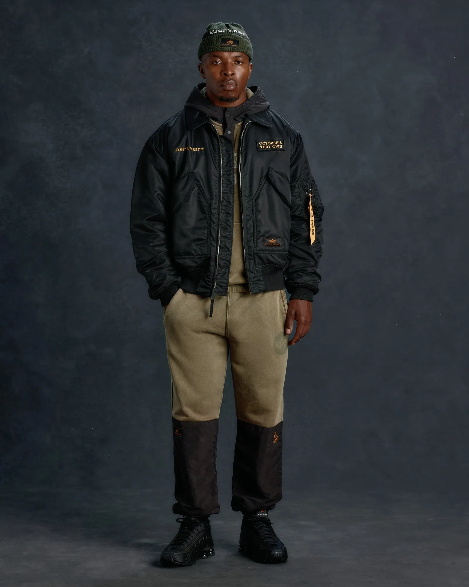 Alpha Industries CW 45/P Bomber Jacket - Black sold by OVO product image thumbnail 2