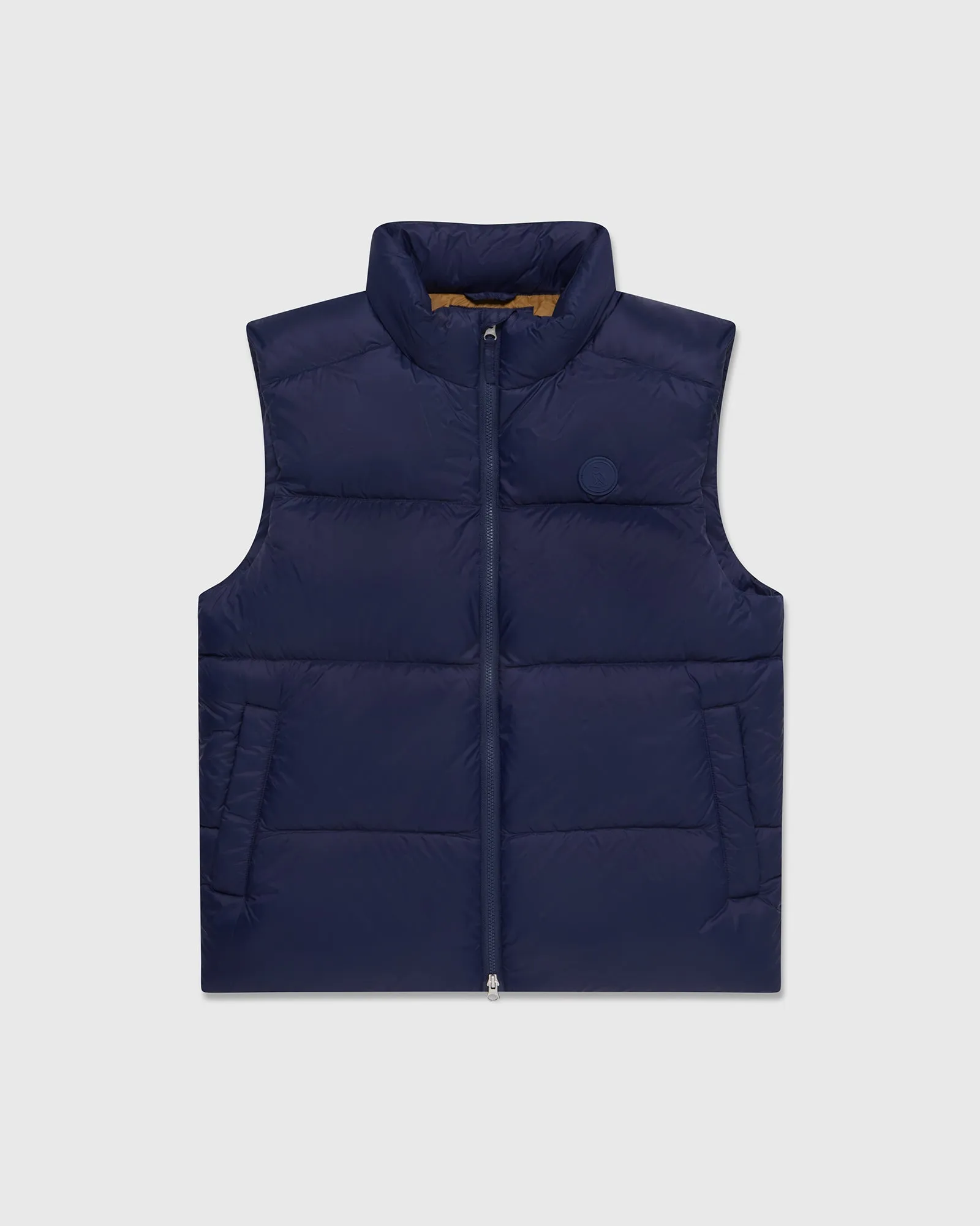 Contrast Bounce Vest - Navy sold by OVO