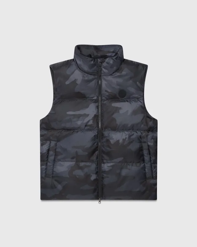 Bounce Vest - Black Camo sold by OVO