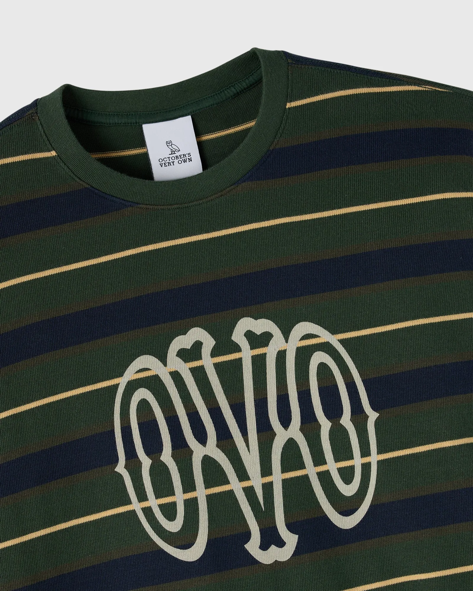 Yarn Dyed Long-Sleeve Tee - Deep Green sold by OVO product image thumbnail 2