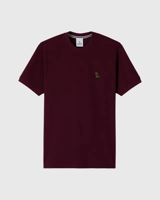 Piqué Tee - Bordeaux made by OVO