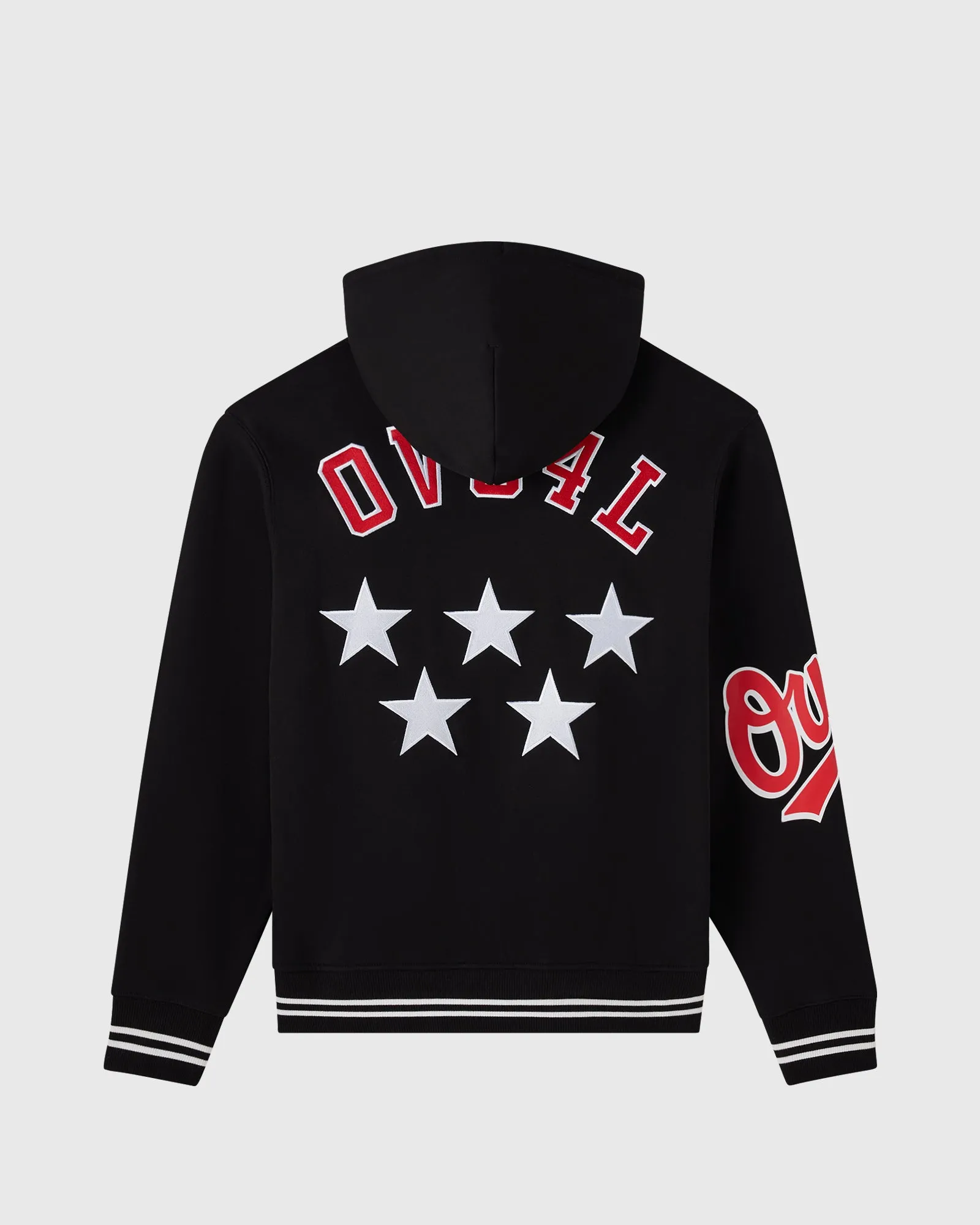 Owls Varsity Full-Zip Hoodie - Black sold by OVO product image thumbnail 4