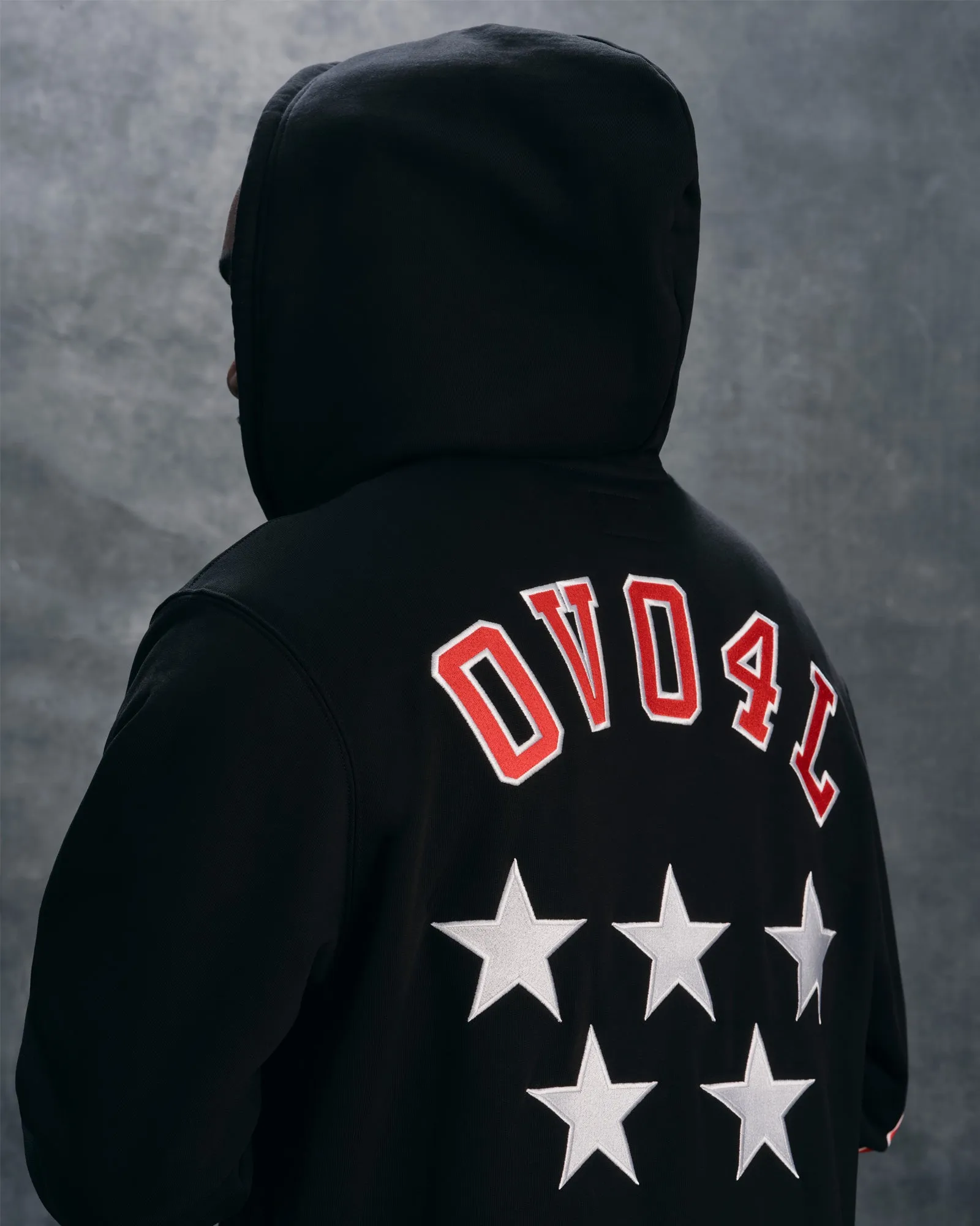 Owls Varsity Full-Zip Hoodie - Black sold by OVO product image thumbnail 2