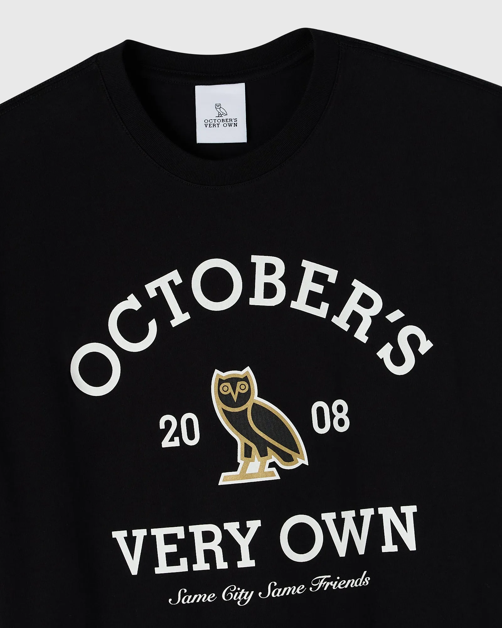Collegiate Tee - Black sold by OVO product image thumbnail 2