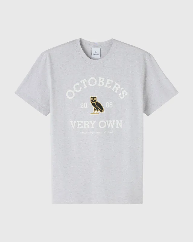 Collegiate Tee - Ash Heather Grey sold by OVO