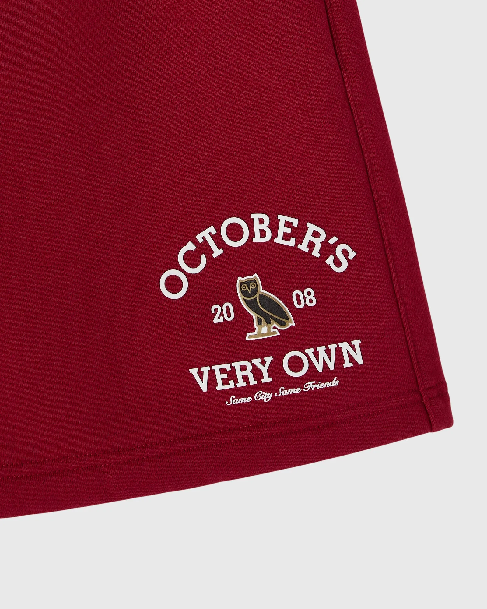 Collegiate Shorts - Deep Red sold by OVO product image thumbnail 2