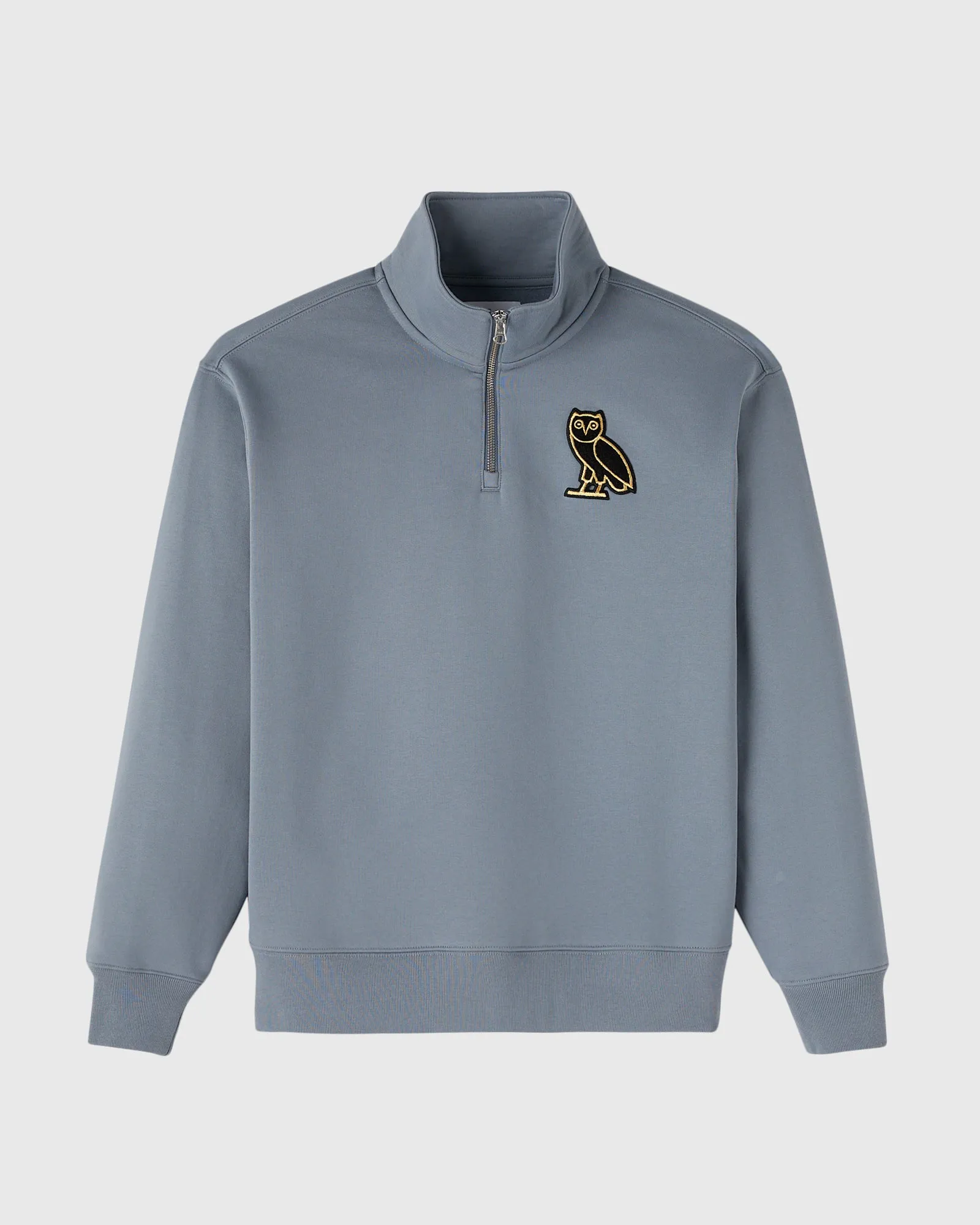 Signature Quarter-Zip Mockneck - Slate Blue sold by OVO