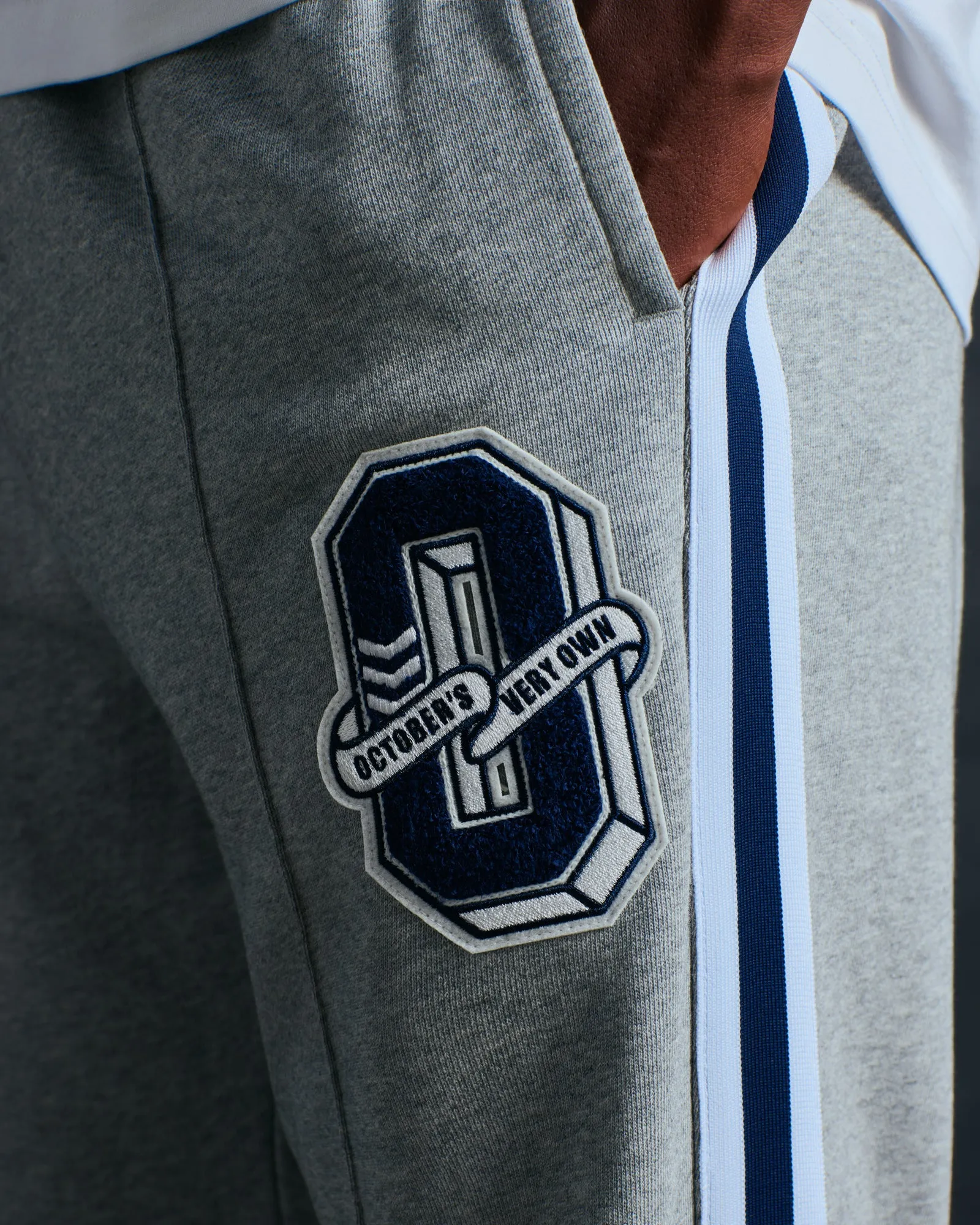 Varsity O Track Pants - Heather Grey sold by OVO product image thumbnail 4