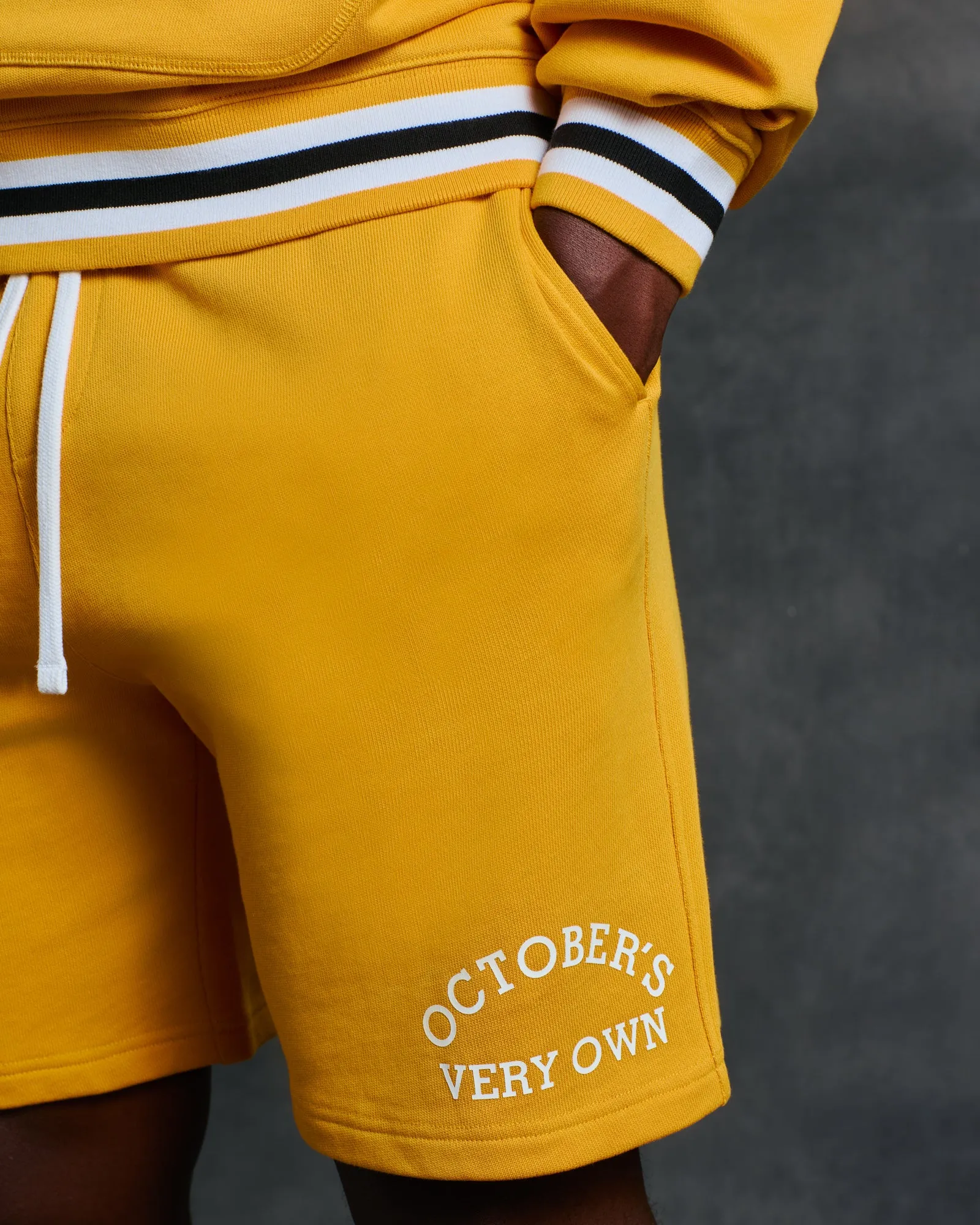 Rockwell Arch Sweatshorts - Yellow sold by OVO product image thumbnail 3