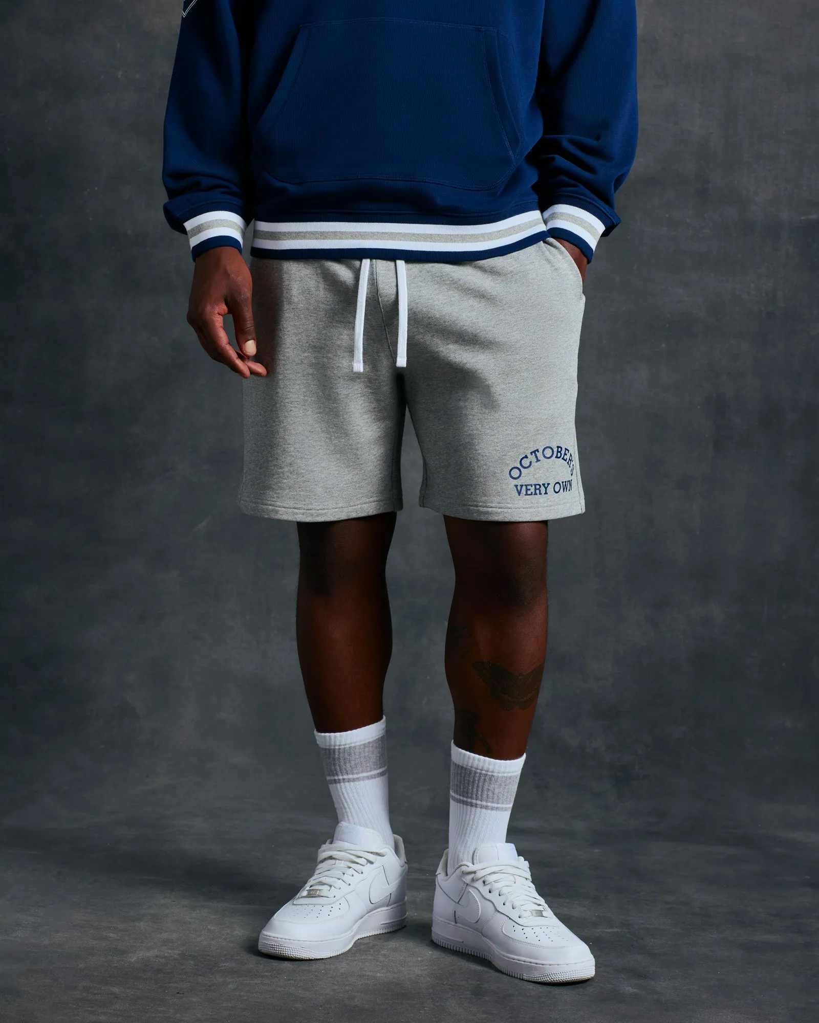 Rockwell Arch Sweatshorts - Heather Grey sold by OVO product image thumbnail 3
