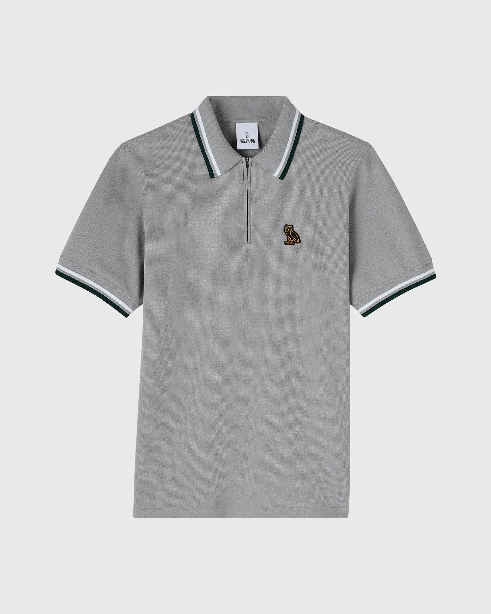 Quarter-Zip Polo - Cool Grey sold by OVO
