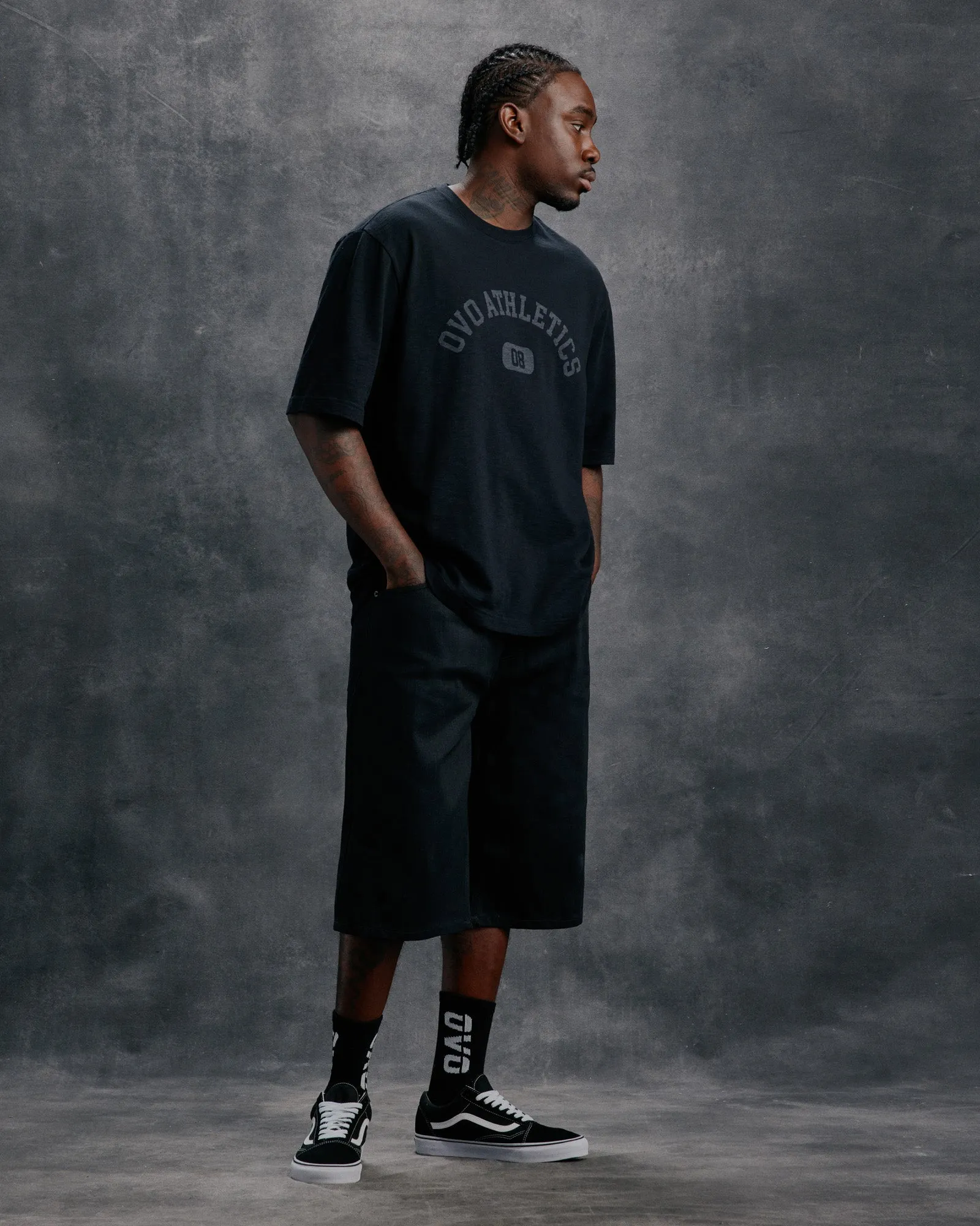 OVO Athletics Slub Tee - Black sold by OVO product image thumbnail 2