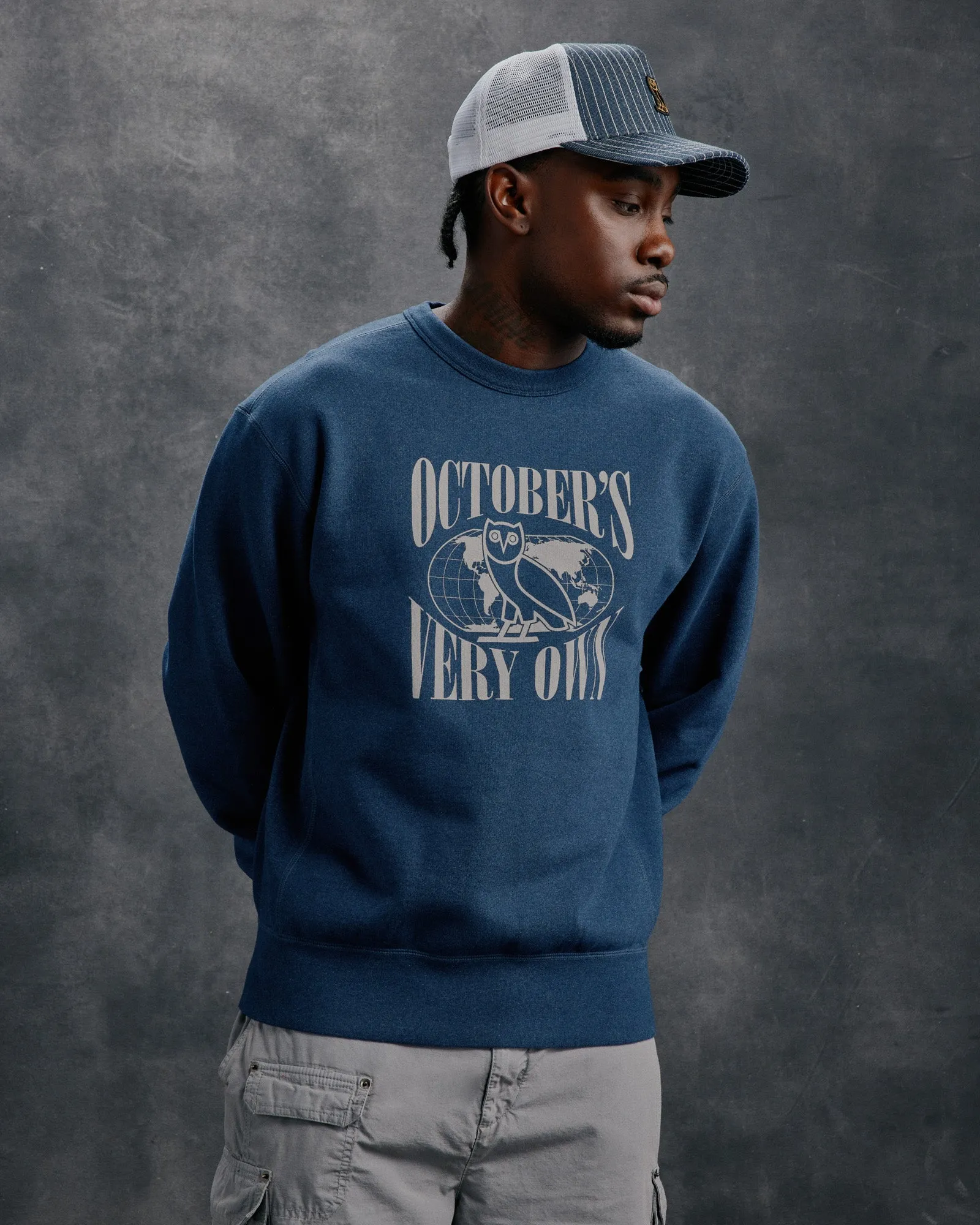 Garment Dyed Crewneck - Washed Indigo sold by OVO product image thumbnail 3
