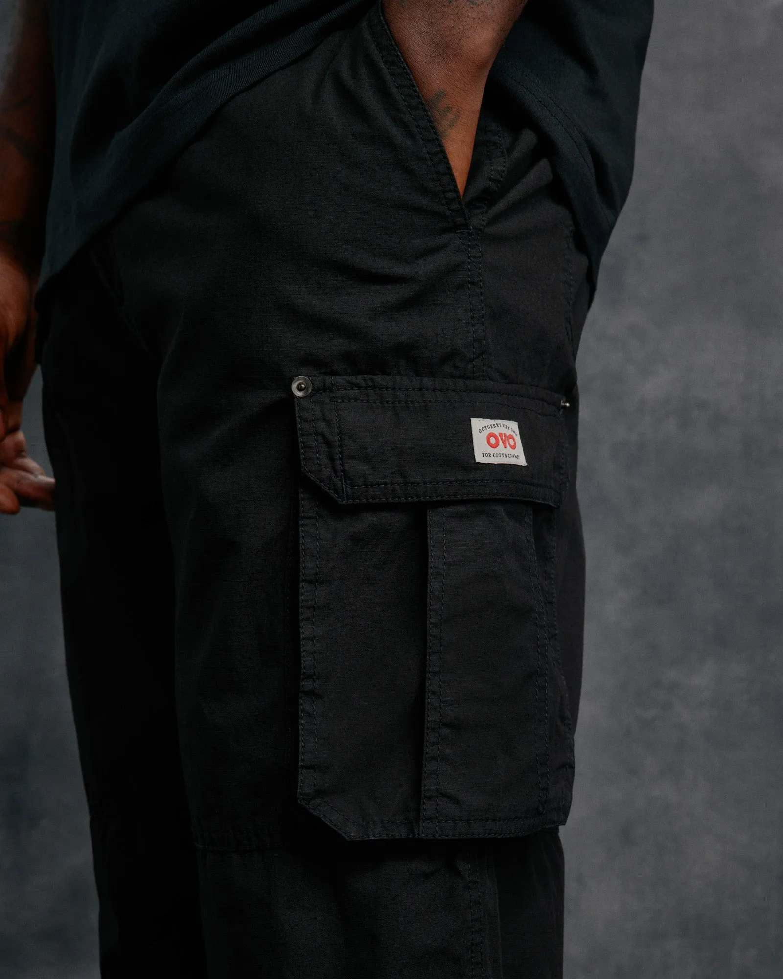 Multi Pocket Cargo Pant - Black sold by OVO product image thumbnail 3