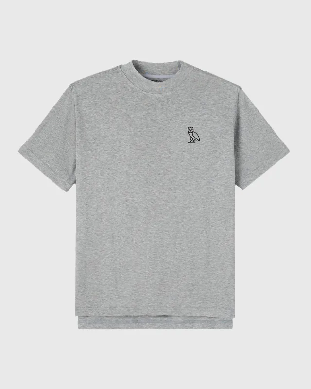 OVO Golf Mockneck Tee - Grey sold by OVO