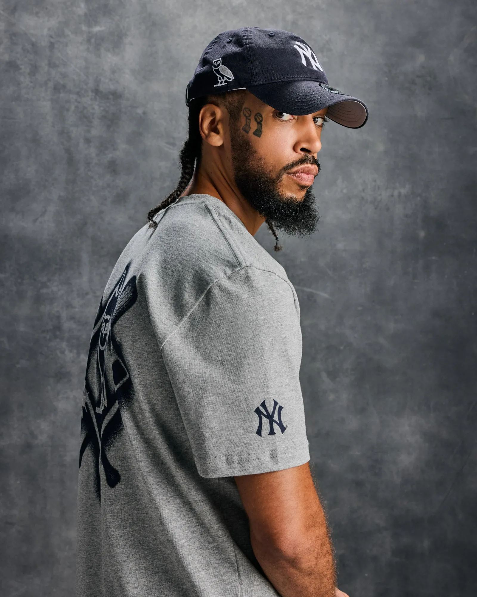 New Era MLB New York Yankees Tee - Heather Grey sold by OVO product image thumbnail 4
