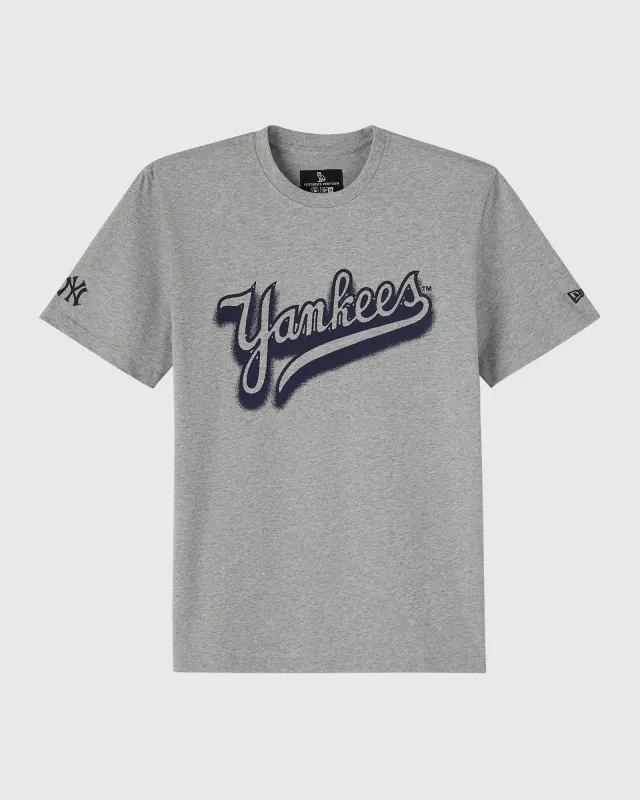 New Era MLB New York Yankees Tee - Heather Grey sold by OVO