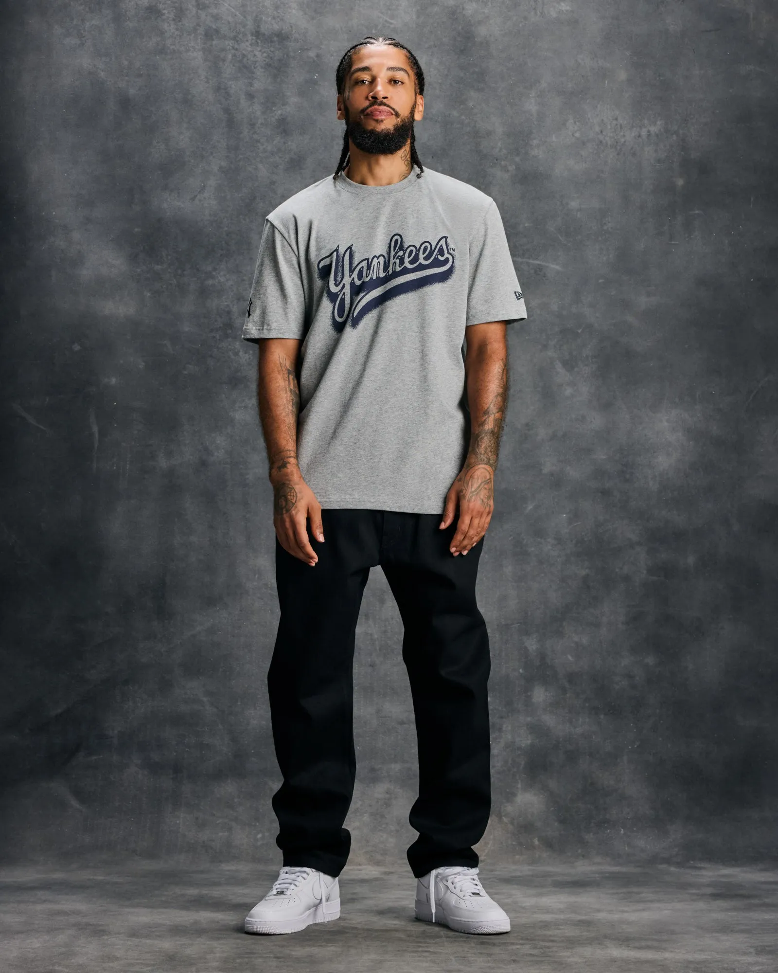 New Era MLB New York Yankees Tee - Heather Grey sold by OVO product image thumbnail 2