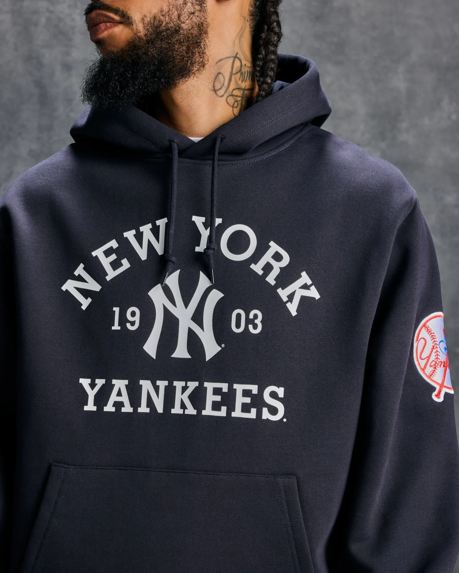 New Era MLB New York Yankees Hoodie - Navy sold by OVO product image thumbnail 2
