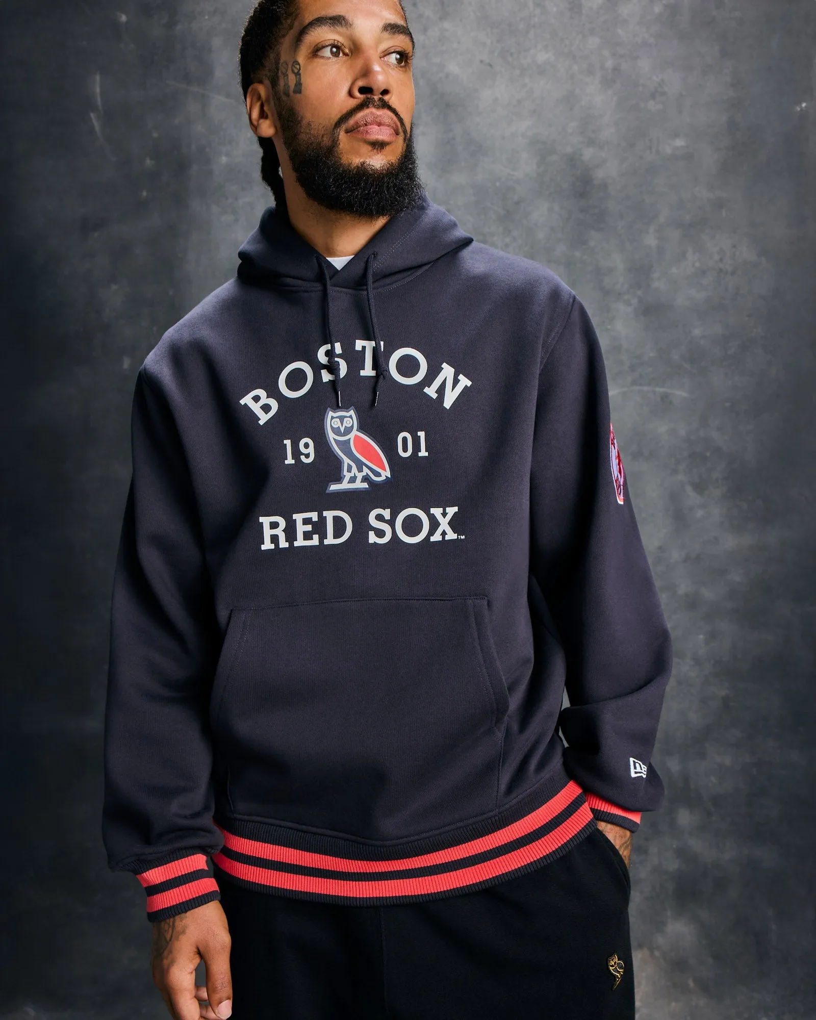 New Era MLB Boston Red Sox Hoodie - Navy sold by OVO product image thumbnail 3