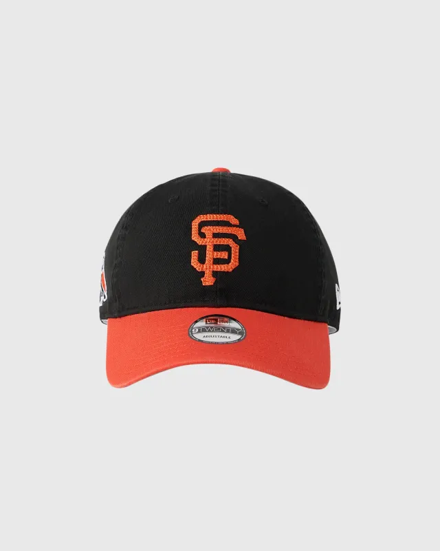 New Era MLB 9TWENTY San Francisco Giants Adjustable Cap - Black sold by OVO
