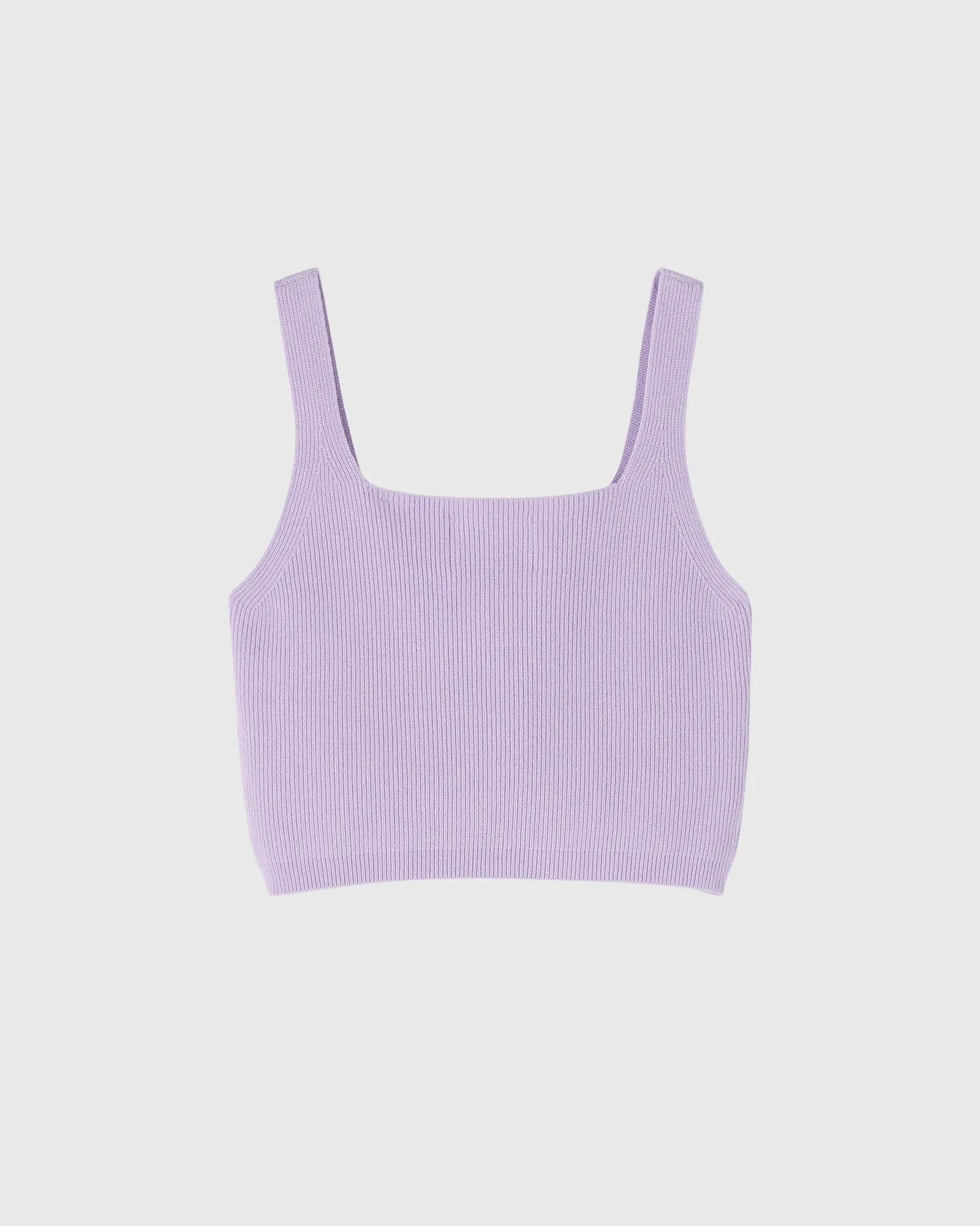 Pom Pom Cropped Sweater Tank - Light Purple sold by OVO product image thumbnail 5