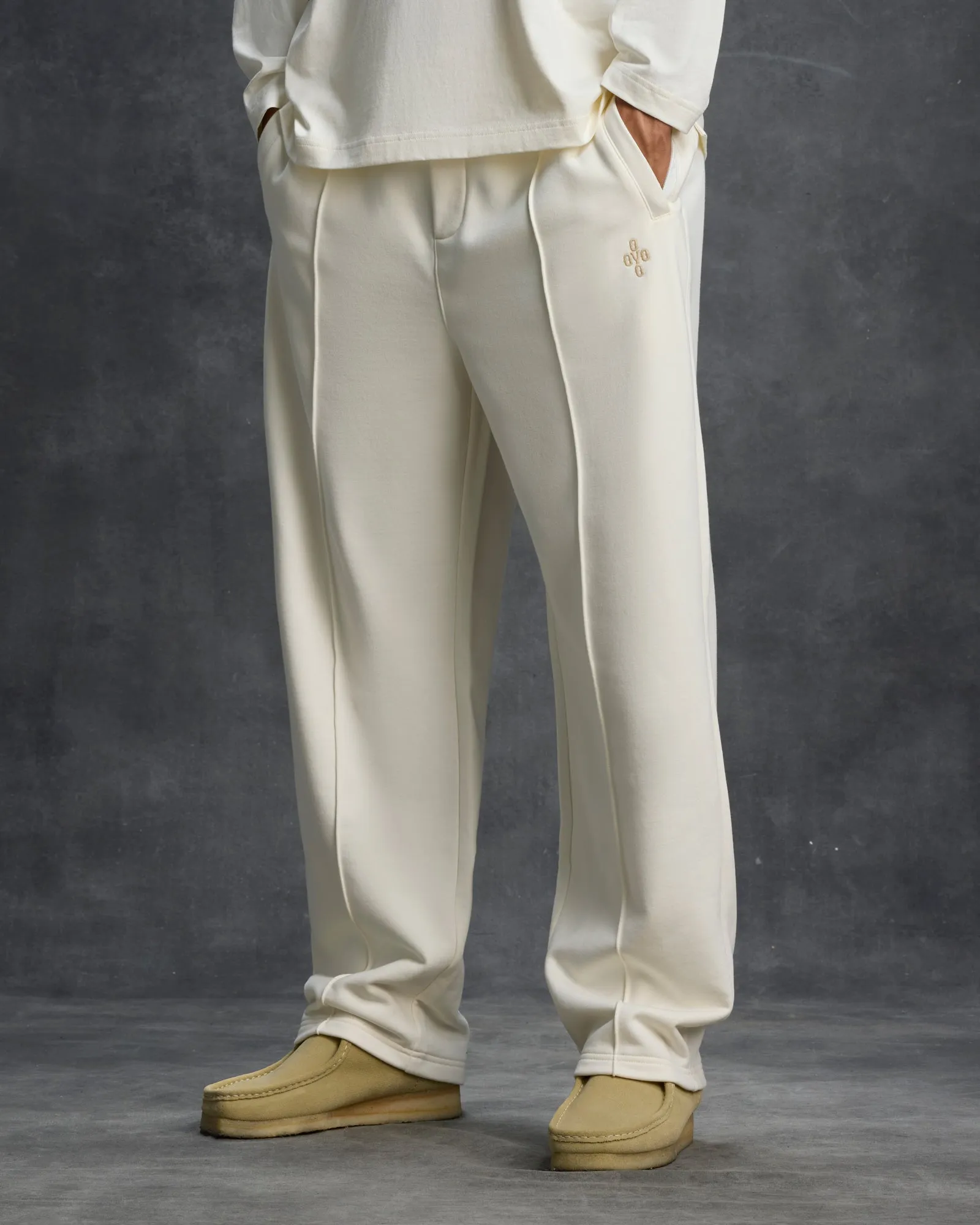 French Terry Pin Tuck Sweatpant - Beige sold by OVO product image thumbnail 2