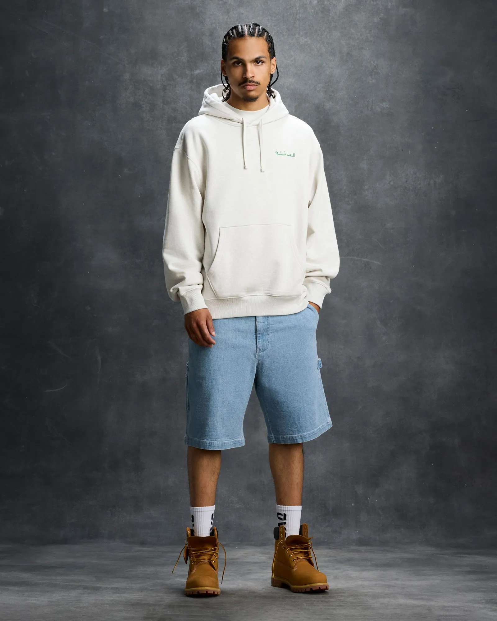 Family Calligraphy Hoodie - Ash Heather Grey sold by OVO product image thumbnail 4