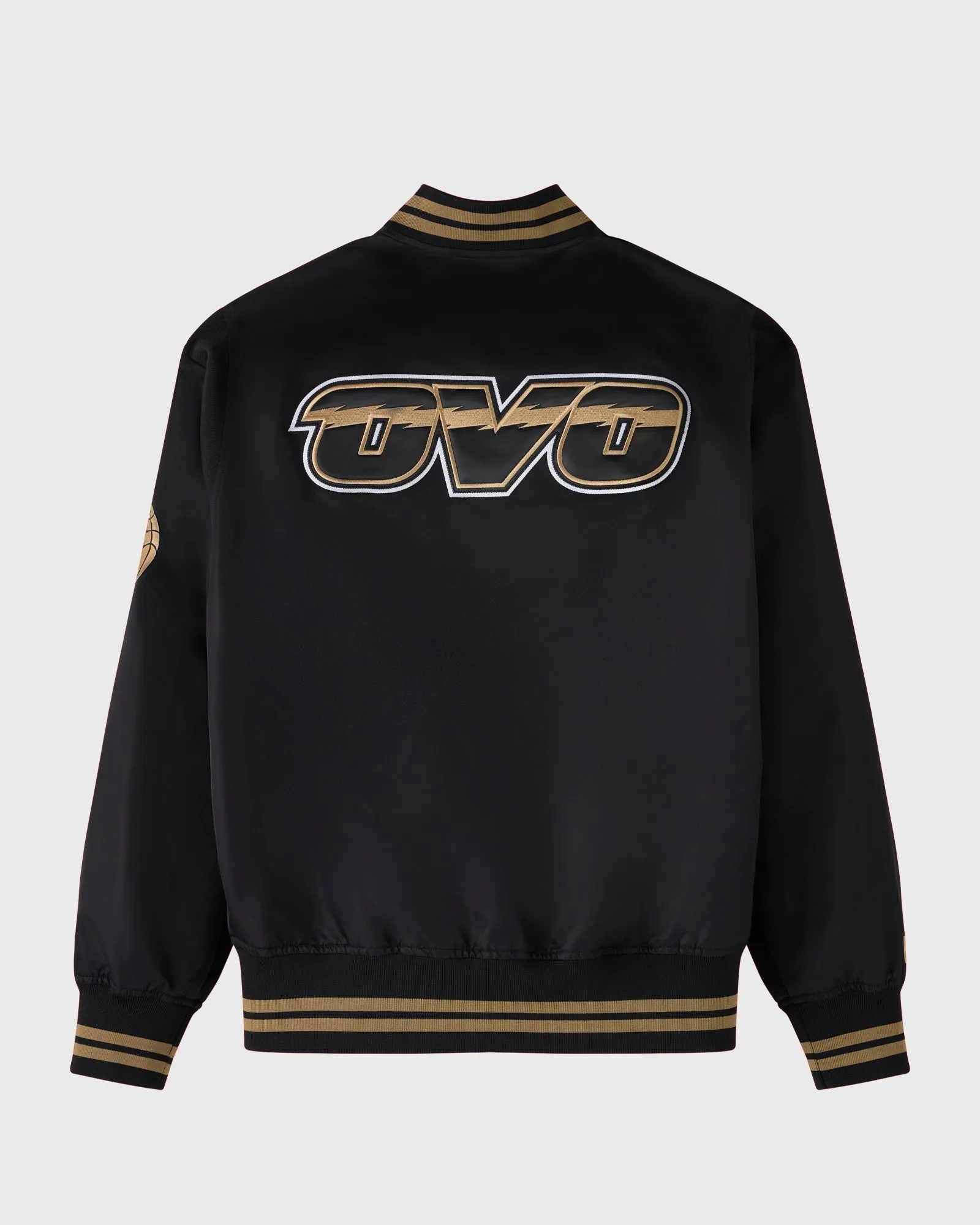 NBA Toronto Raptors Satin Varsity Jacket - Black sold by OVO product image thumbnail 2