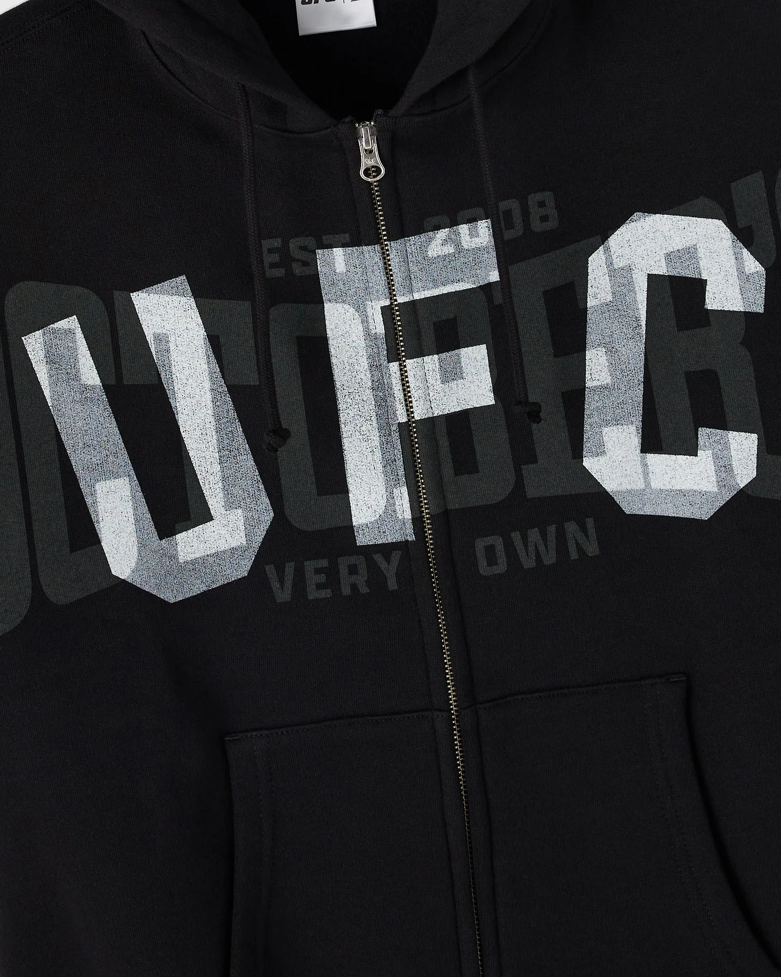 UFC Full-Zip Short-Sleeve Hoodie - Black sold by OVO product image thumbnail 5