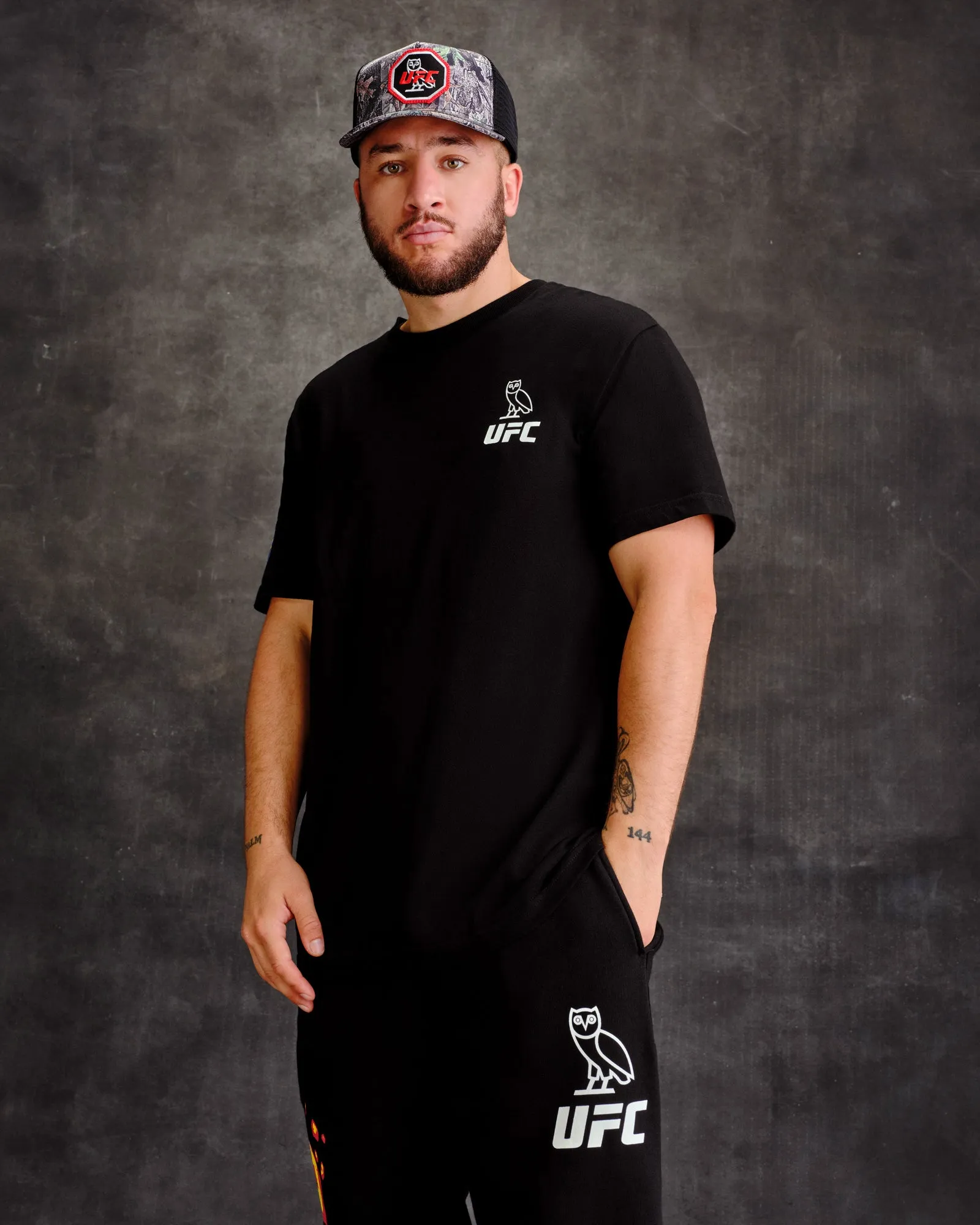 UFC Flame Logo Tee - Black sold by OVO product image thumbnail 2