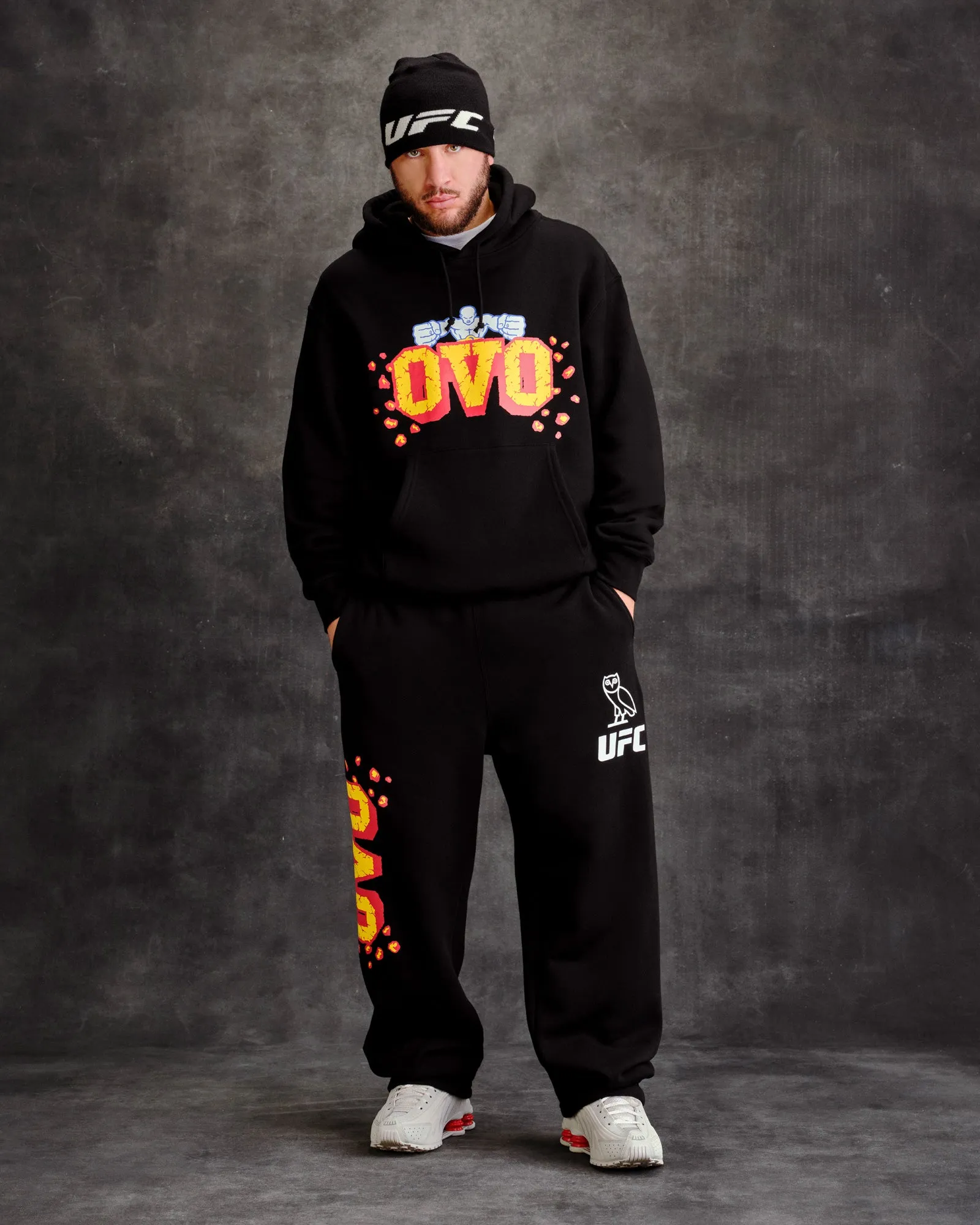 UFC Flame Logo Sweatpant - Black sold by OVO product image thumbnail 2