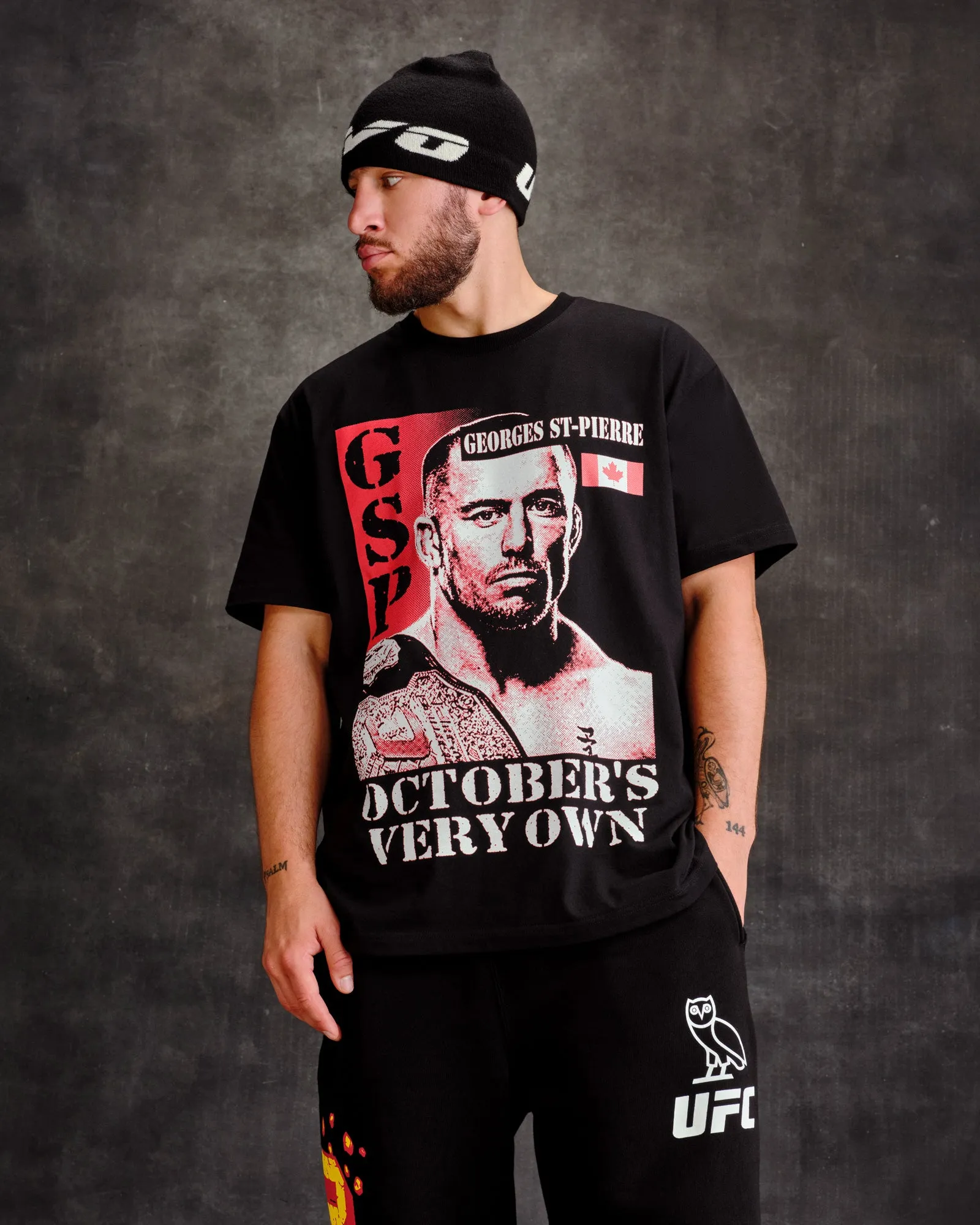 UFC Fighters Tee - GSP / Black sold by OVO product image thumbnail 3