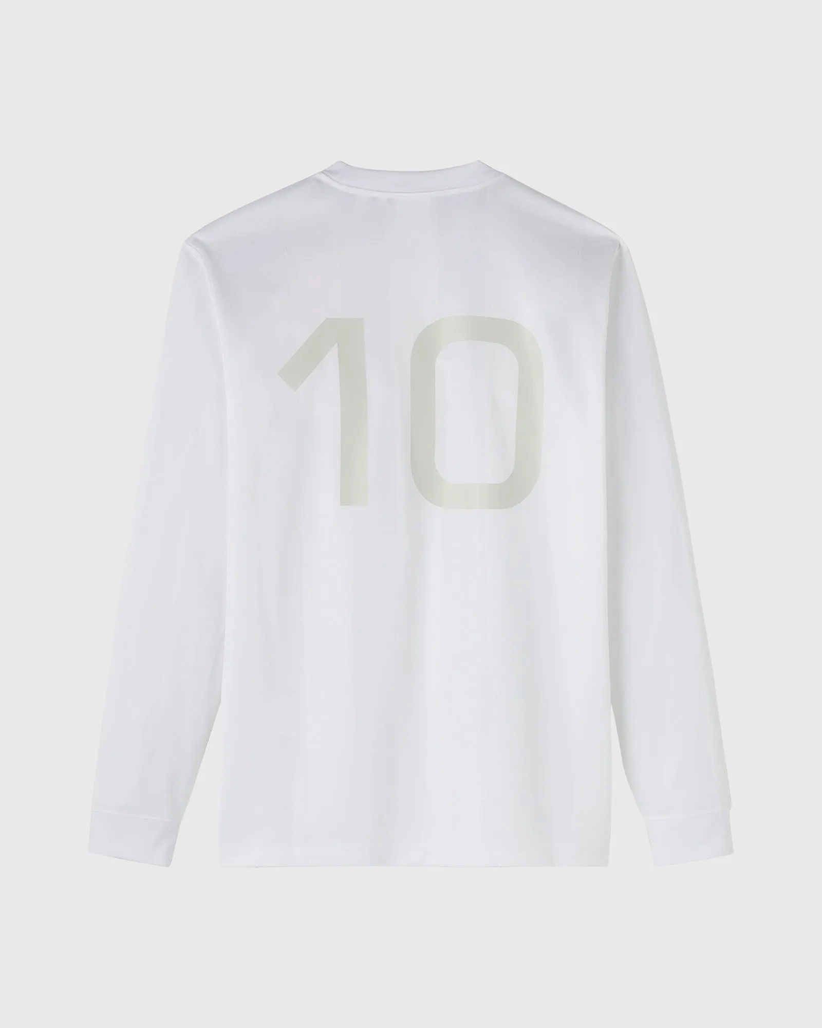 Retro Script Long-Sleeve Soccer Jersey - White sold by OVO product image thumbnail 5