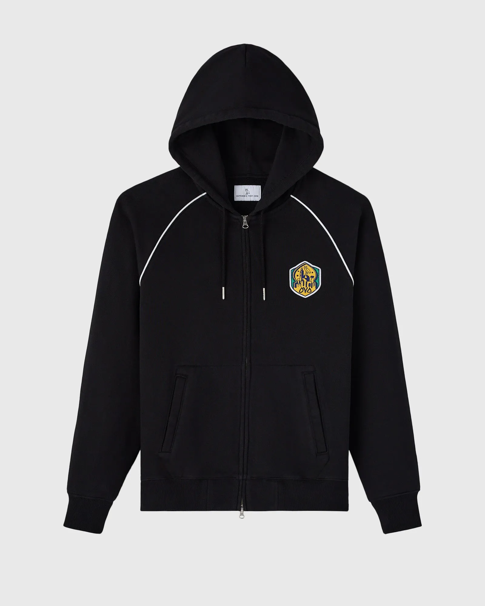 Full-Zip Raglan Hoodie - Black sold by OVO