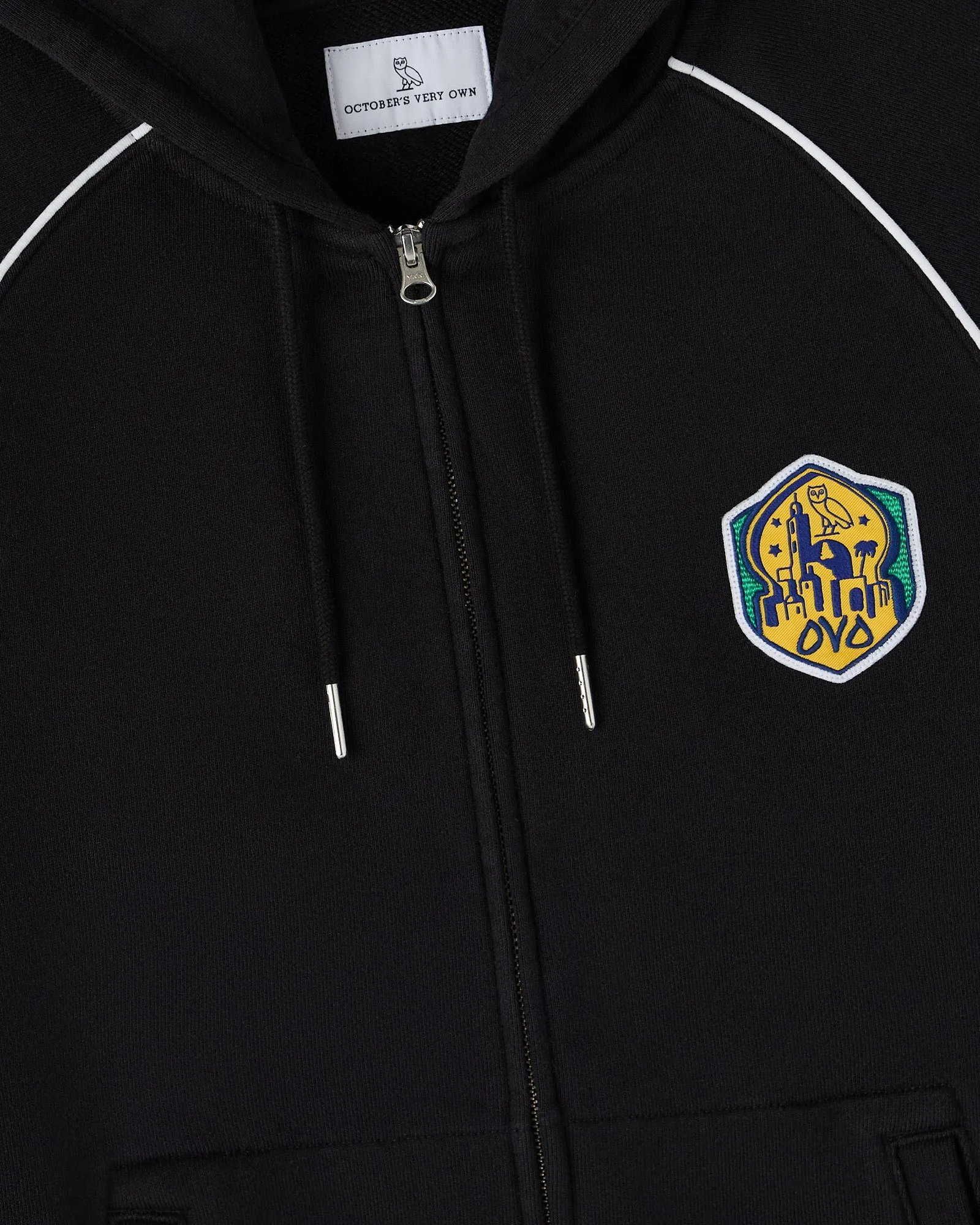 Full-Zip Raglan Hoodie - Black sold by OVO product image thumbnail 5