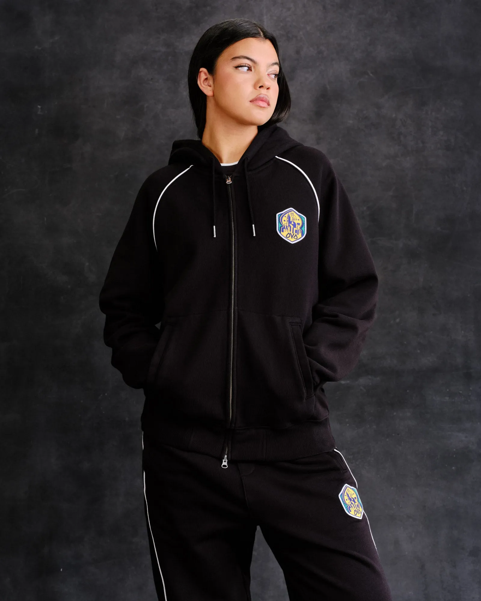 Full-Zip Raglan Hoodie - Black sold by OVO product image thumbnail 4