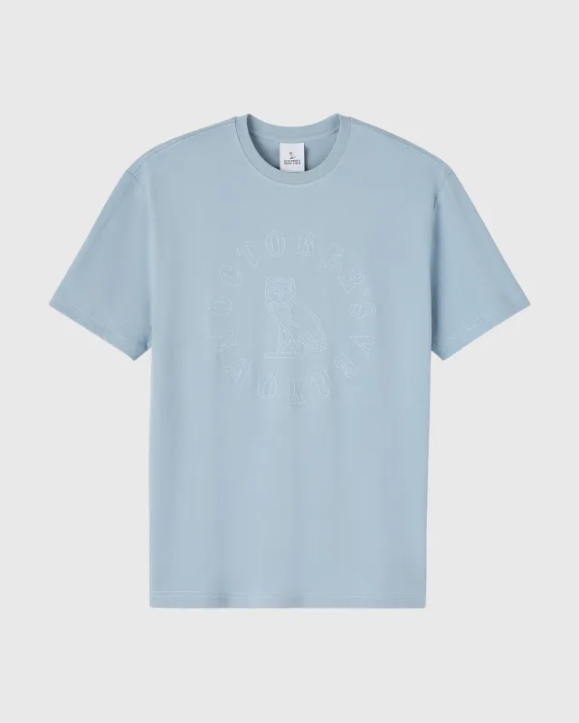 Tonal Stitch Tee - Light Blue sold by OVO