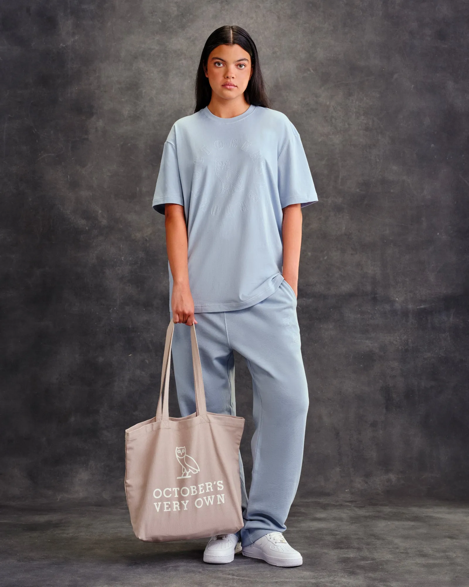 Tonal Stitch Tee - Light Blue sold by OVO product image thumbnail 3