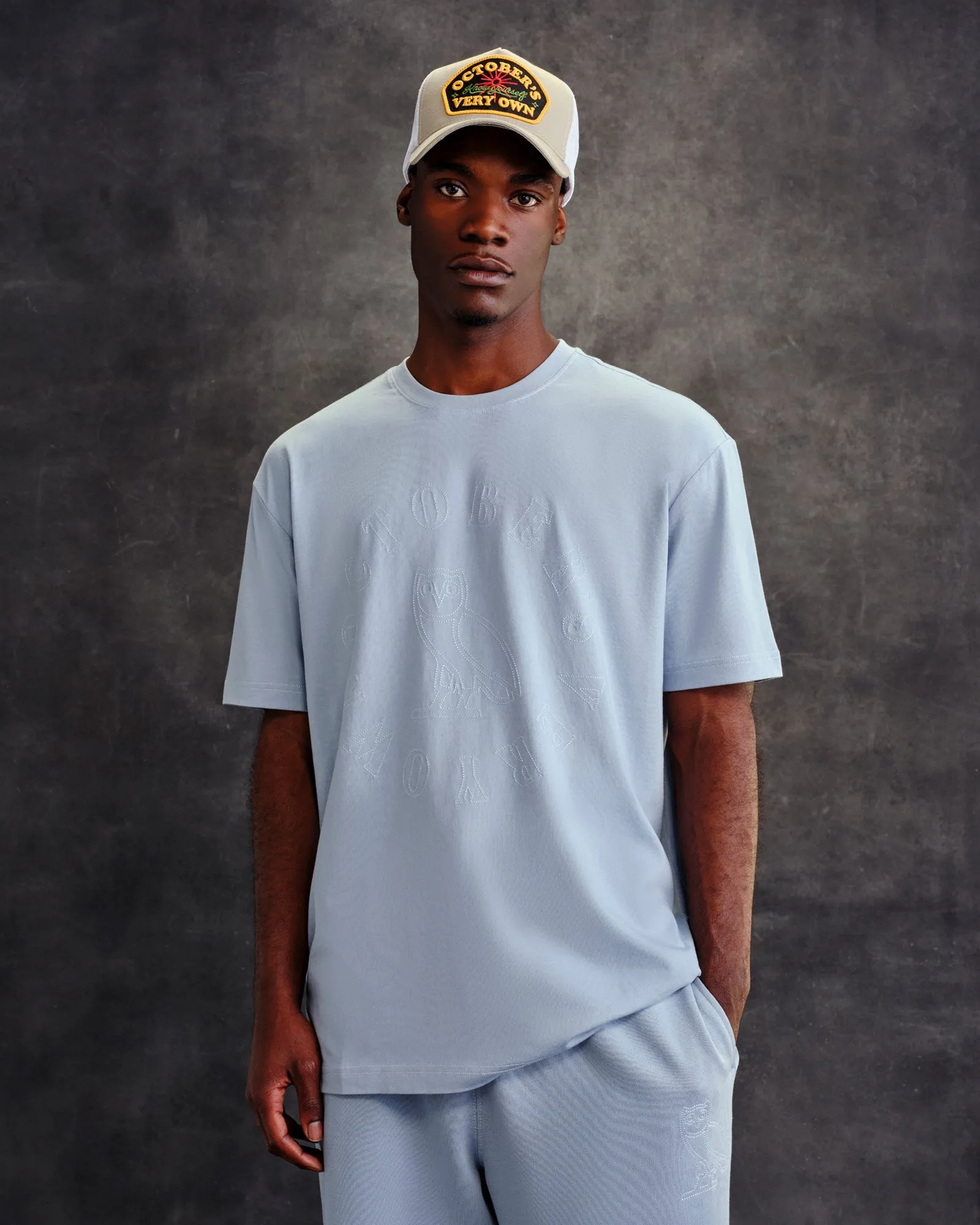 Tonal Stitch Tee - Light Blue sold by OVO product image thumbnail 2